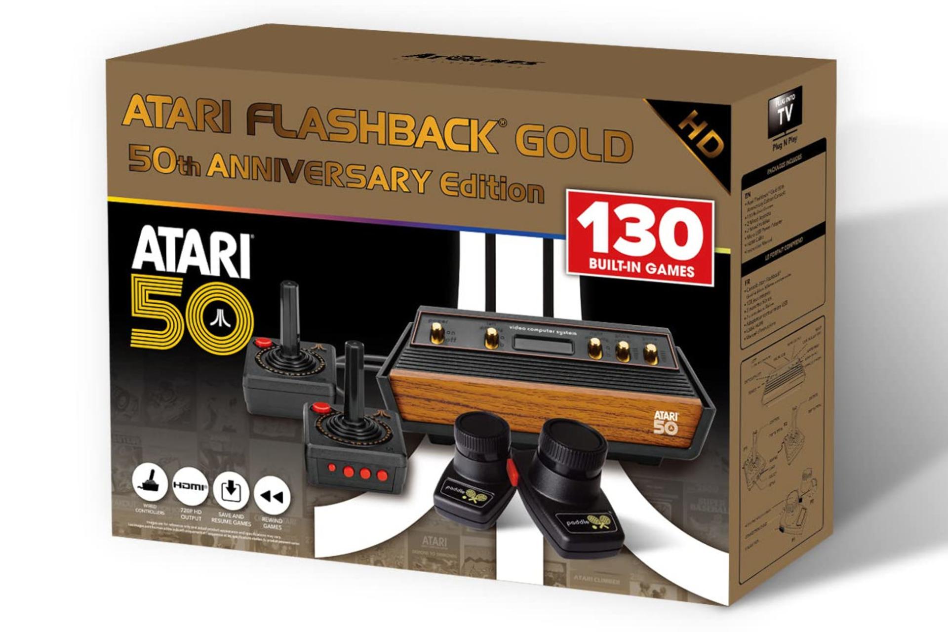 جعبه کنسول بازی آتاری Atari Flashback 50th Anniversary Edition