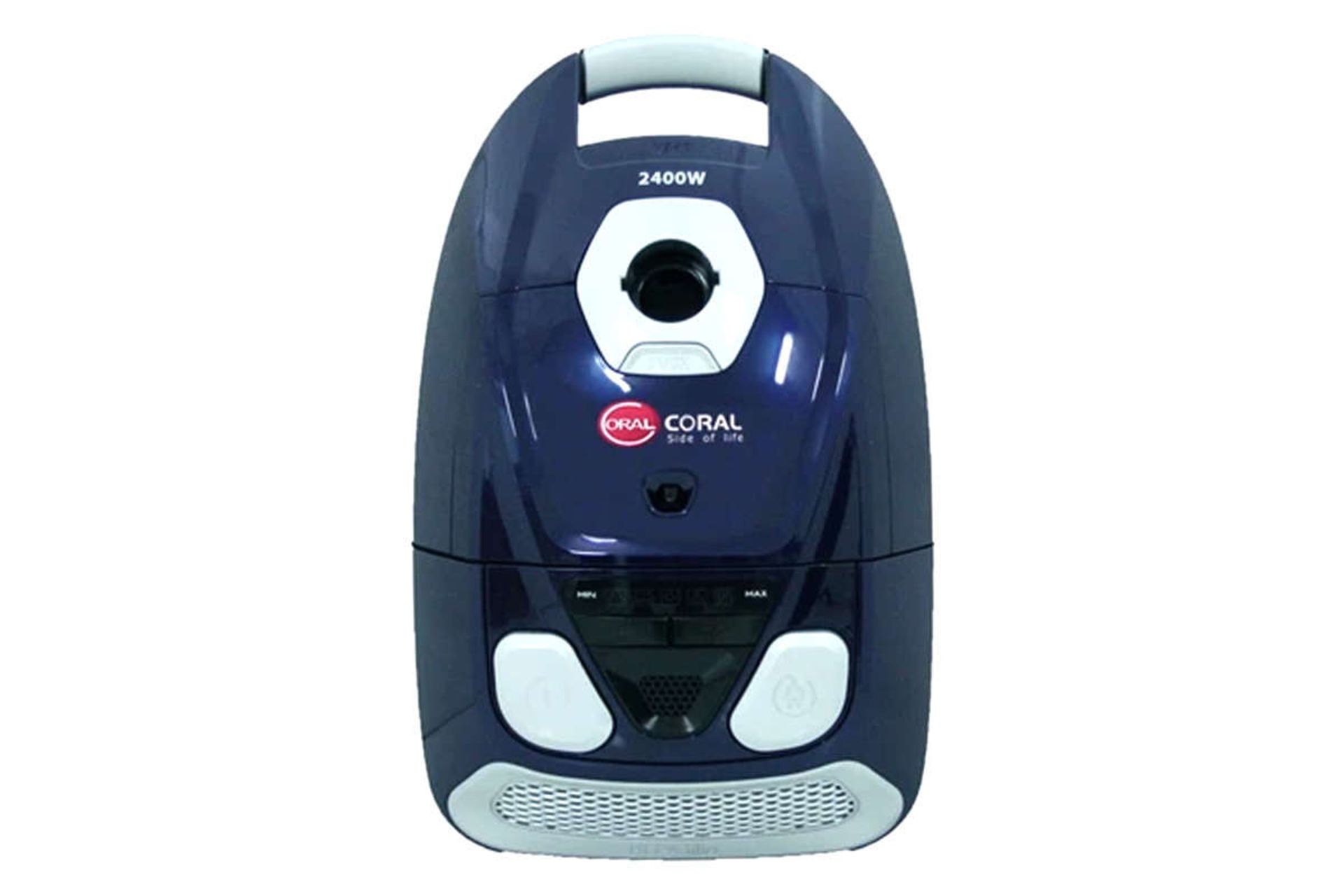 نمای جلوی جاروبرقی کرال VS-2406 رنگ آبی