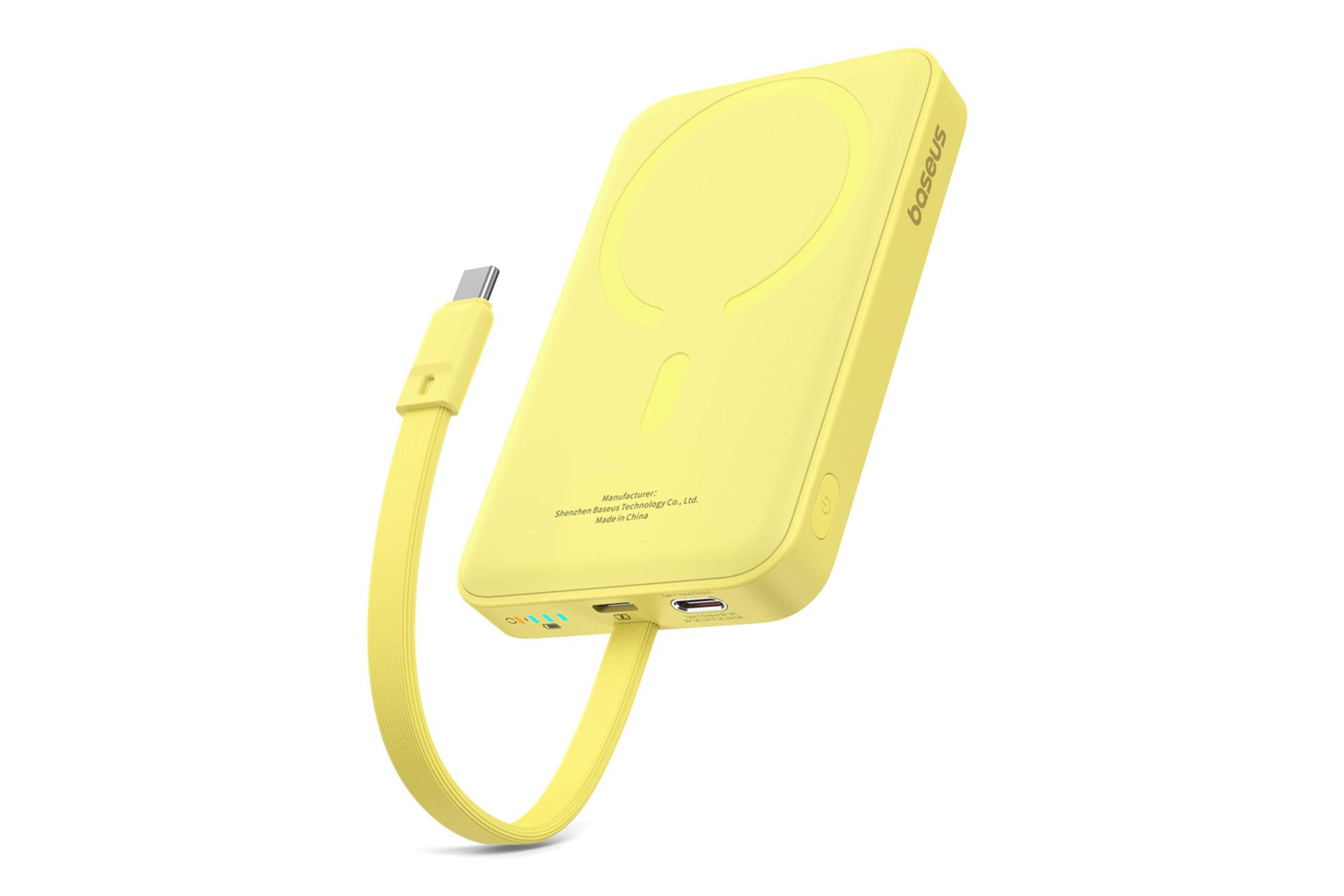 نمای کلی پاوربانک باسئوس Magnetic 30W