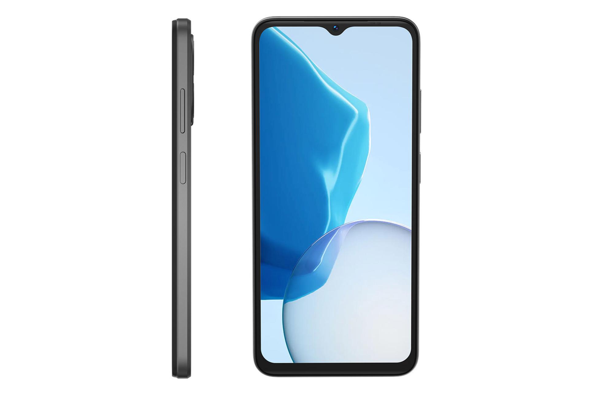 پنل جلو و لبه کناری گوشی موبایل N55 پلاس دوجی مشکی / Doogee N55 Plus