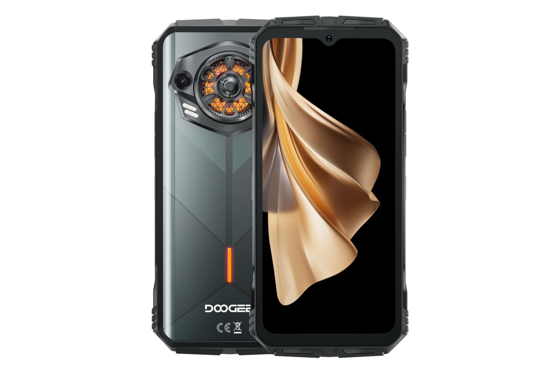 پنل جلو و پشت گوشی موبایل دوجی Doogee S Punk سبز تیره