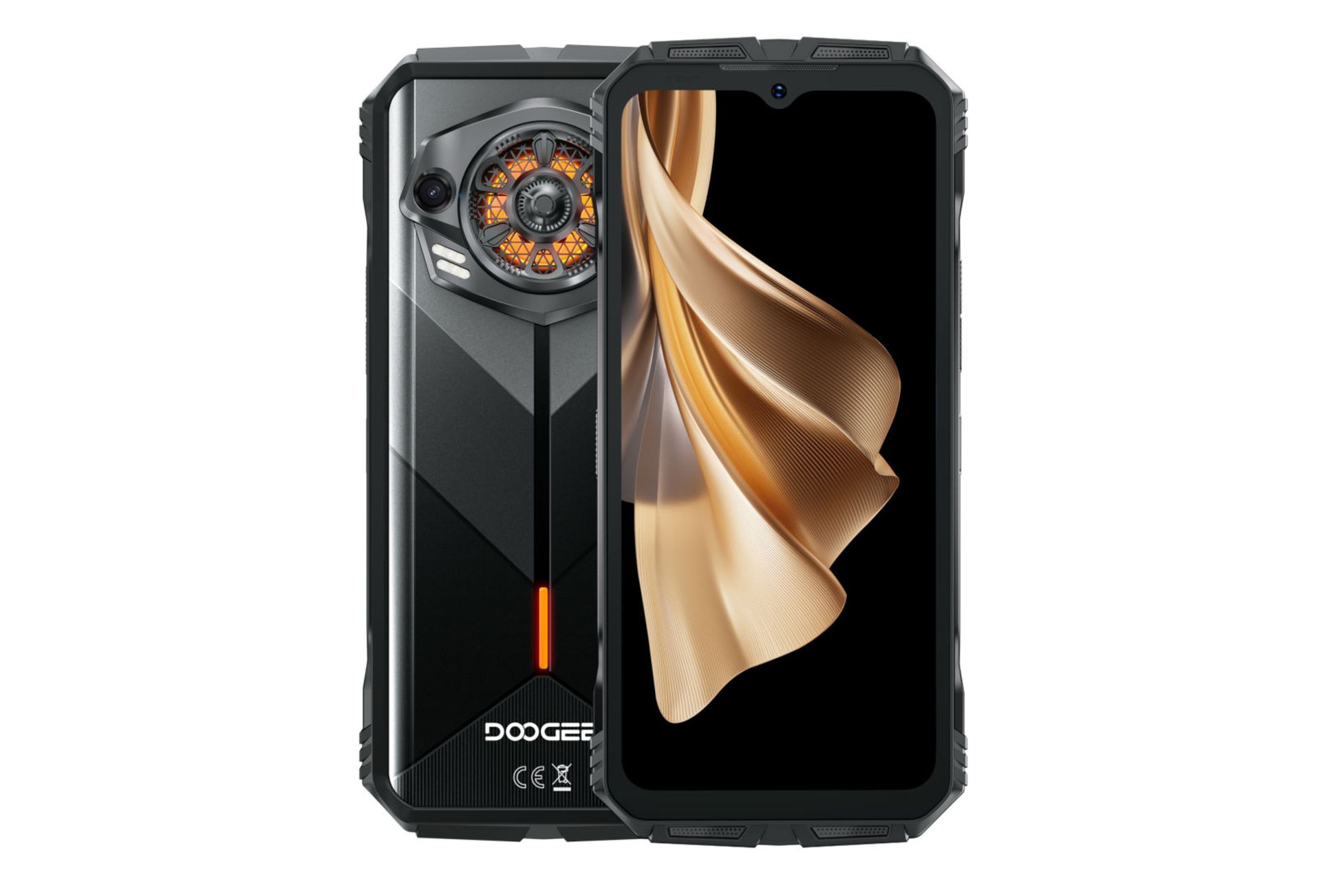 پنل جلو و پشت گوشی موبایل دوجی Doogee S Punk مشکی