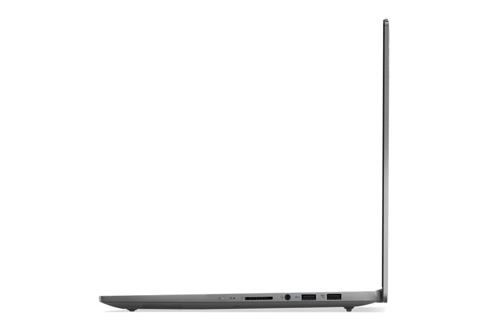 نمای لبه کناری لپ تاپ IdeaPad Pro 5 16IMH9 لنوو با نمایش درگاه های لبه سمت راست