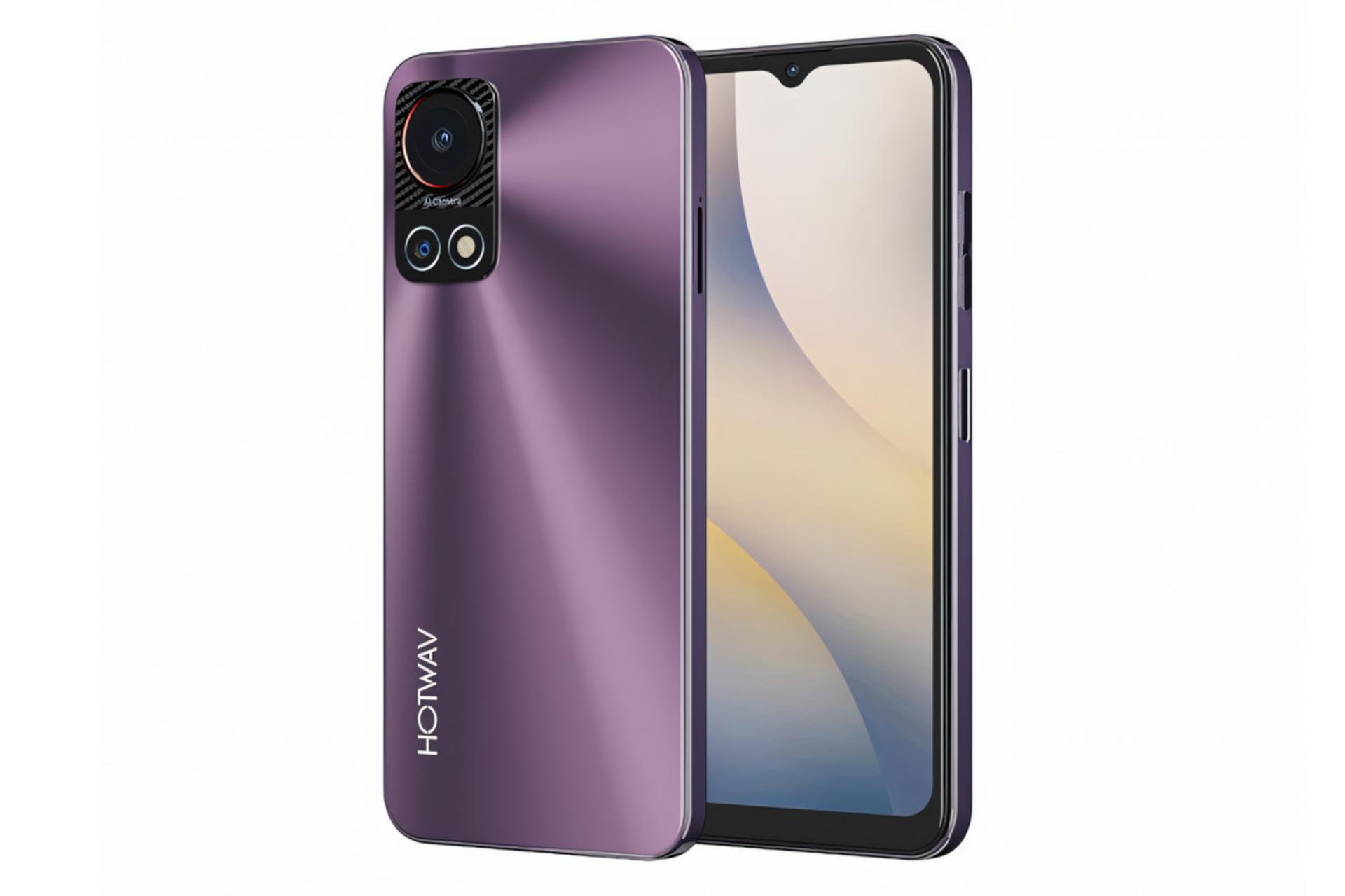 پنل جلو و پشت گوشی موبایل نوت 13 هات ویو بنفش / HOTWAV Note 13