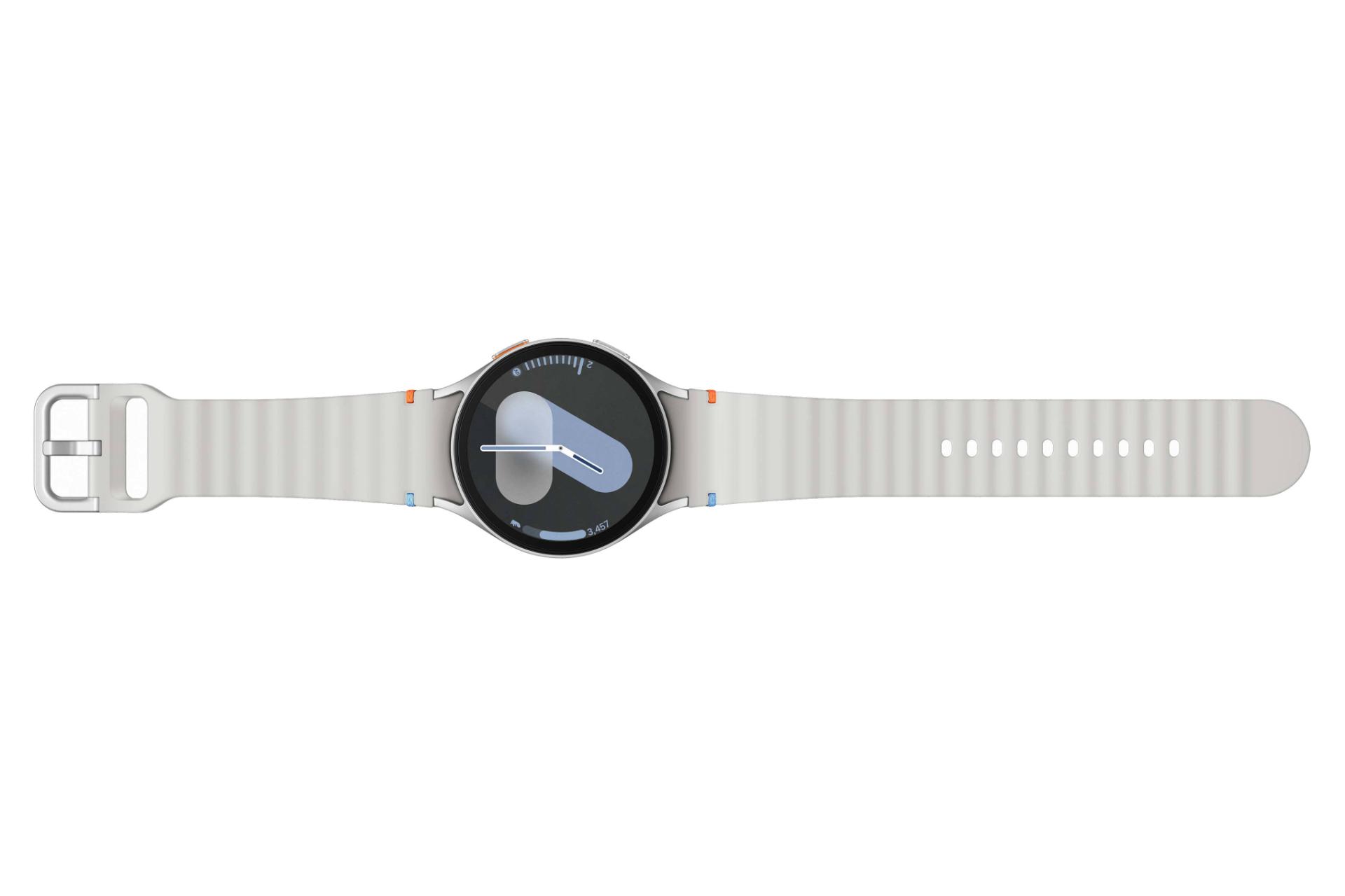 بند ساعت هوشمند سامسونگ گلکسی واچ 7 نسخه 44 میلی‌متری نقره ای / Samsung Galaxy Watch7 44mm