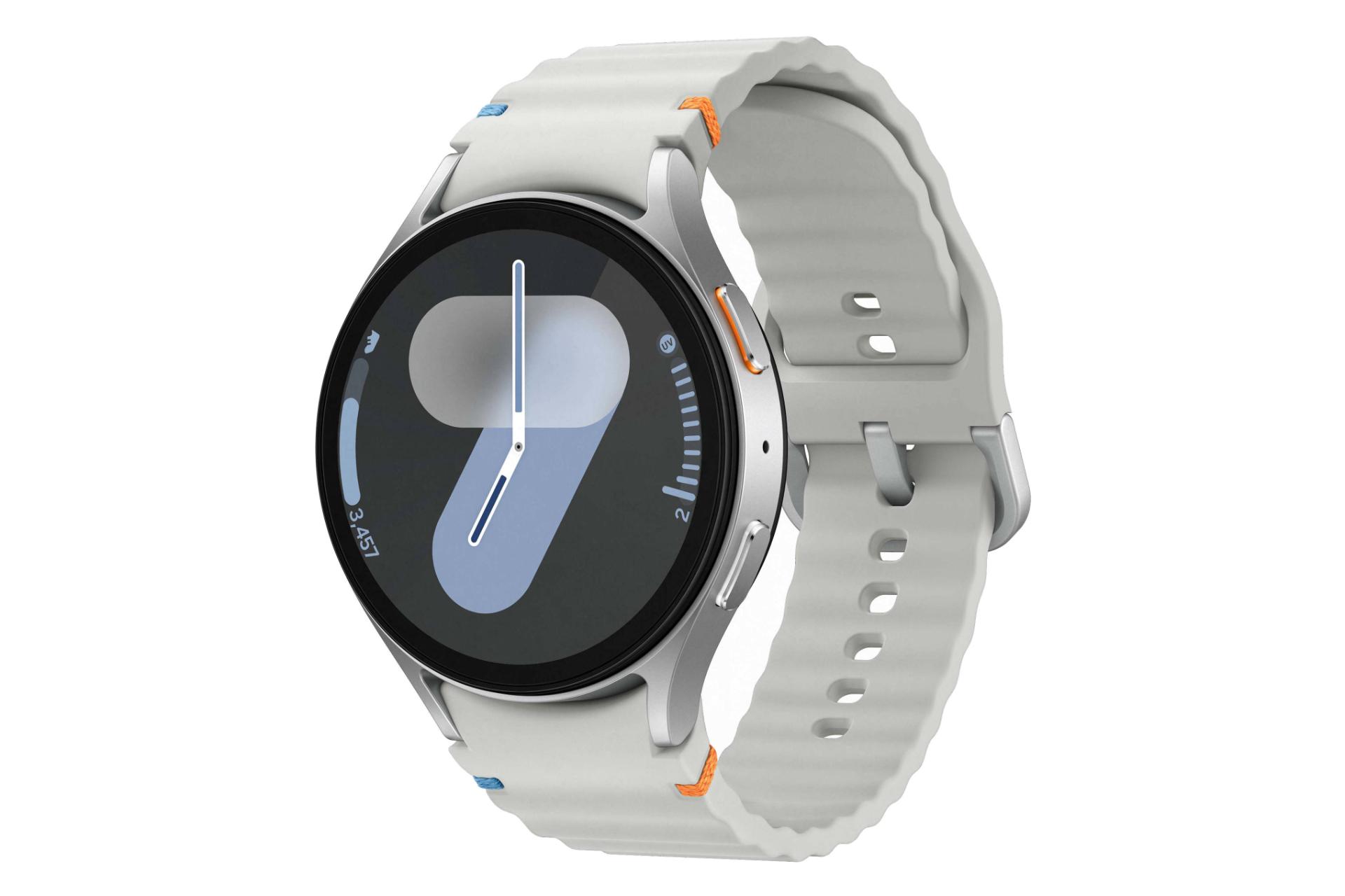مرجع متخصصين ايران ساعت هوشمند سامسونگ گلكسي واچ 7 نسخه 44 ميلي‌متري نقره اي / Samsung Galaxy Watch7 44mm