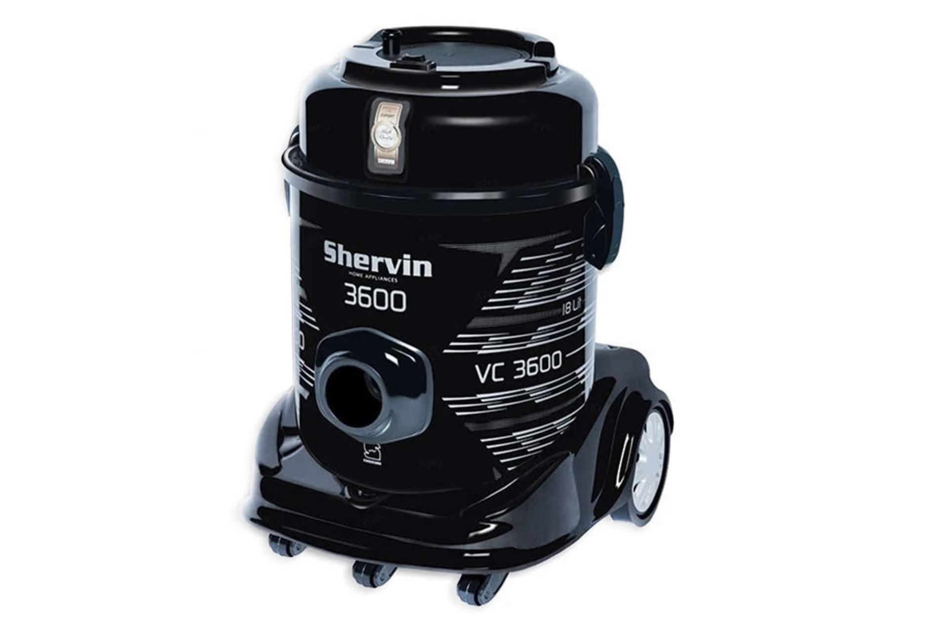 نمای جلوی جاروبرقی شروین VC3600 رنگ مشکی