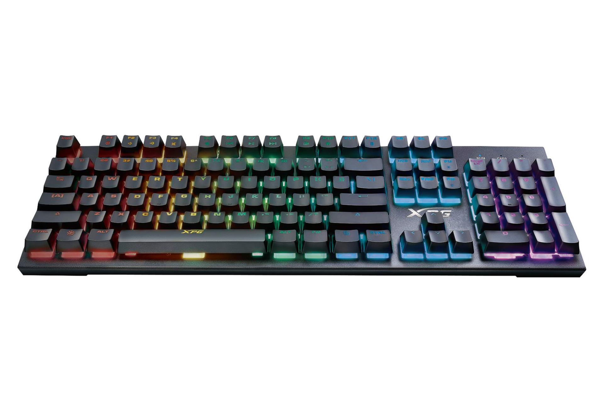 ابعاد و اندازه کیبورد ای دیتا XPG INFAREX K10