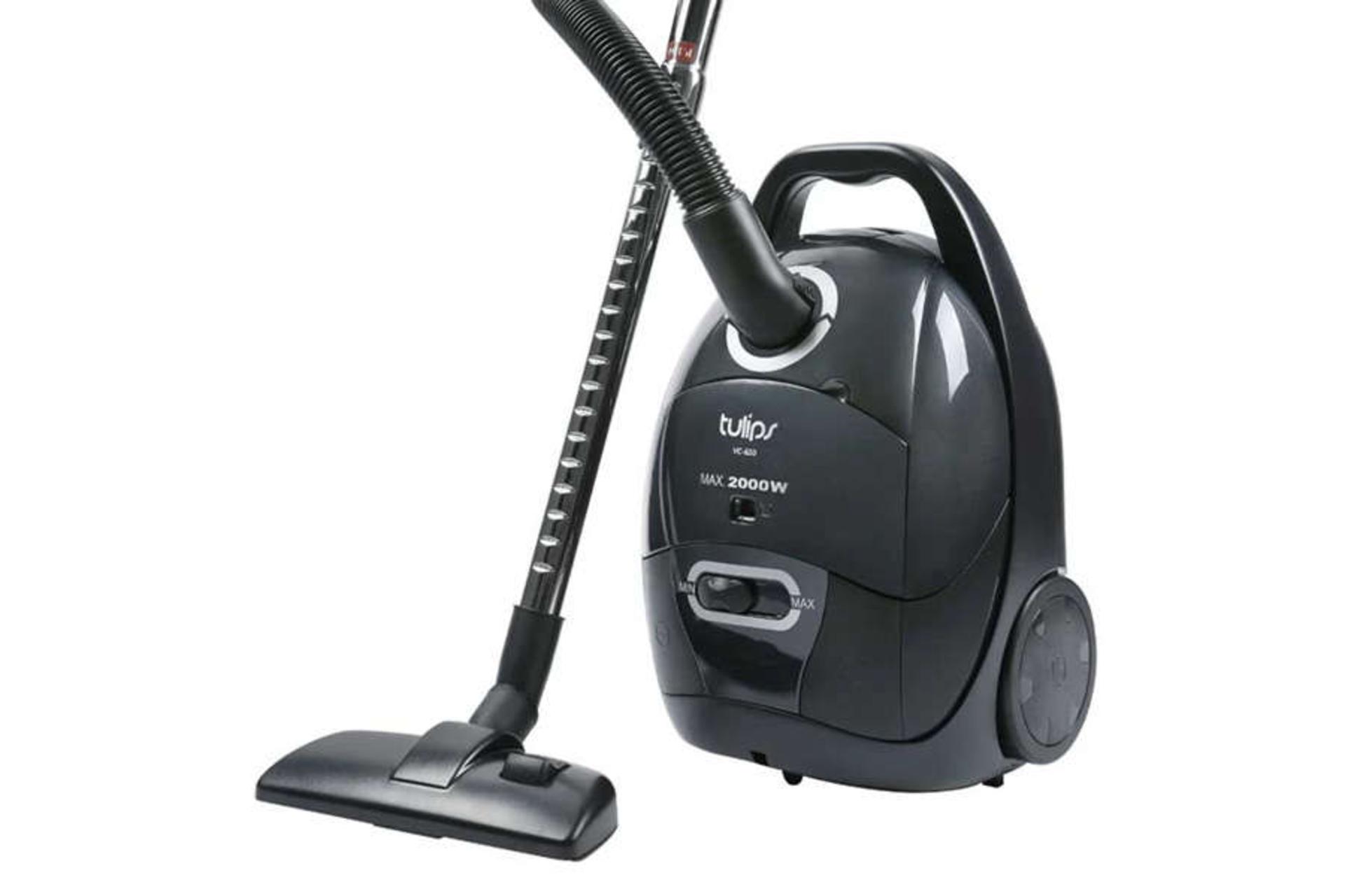 جاروبرقی تولیپس VC-620 به همراه لوله تلسکوپی رنگ مشکی