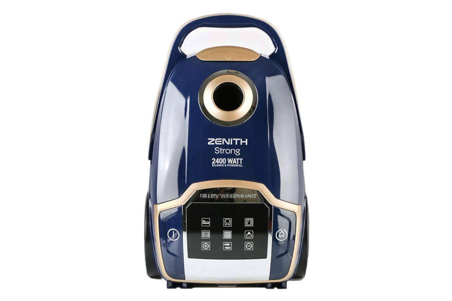 نمای جلوی جاروبرقی زنیت Strong رنگ آبی