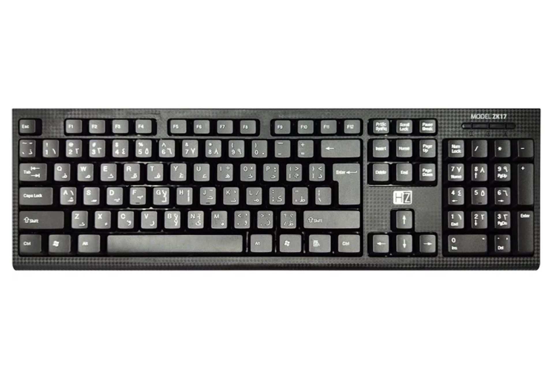 ابعاد و اندازه کیبورد هیتز ZK17