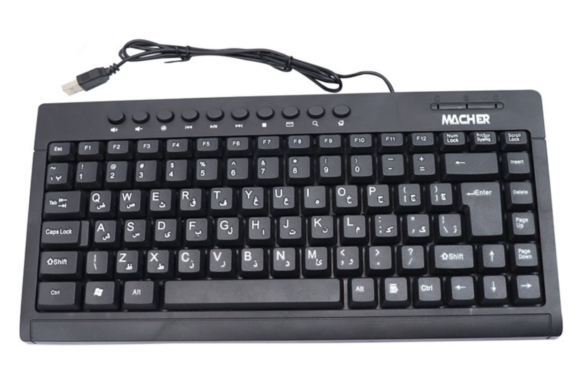 نمای بالا و دکمه های کیبورد مچر MR-306