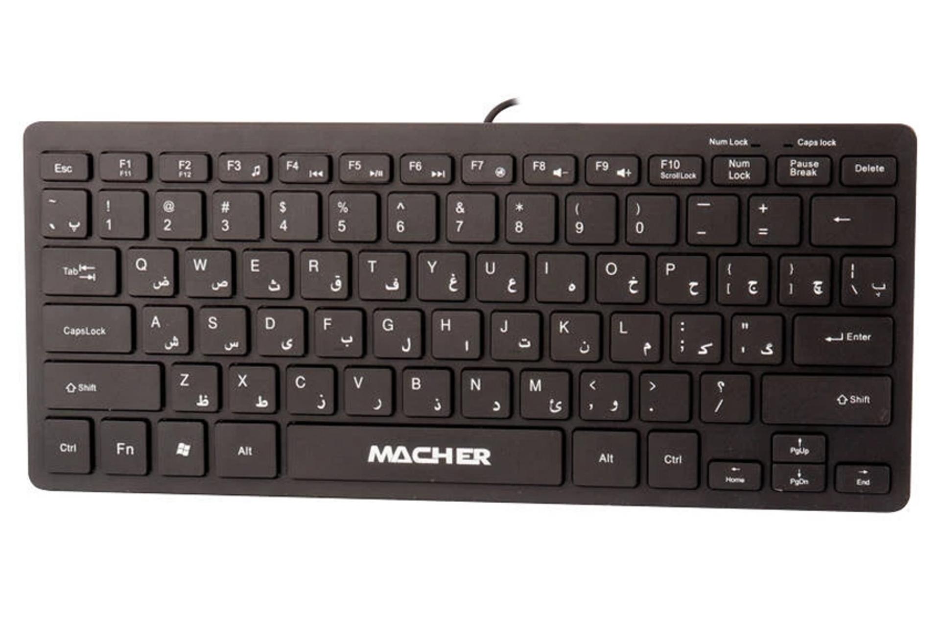 نمای بالا و دکمه های کیبورد مچر MR-314