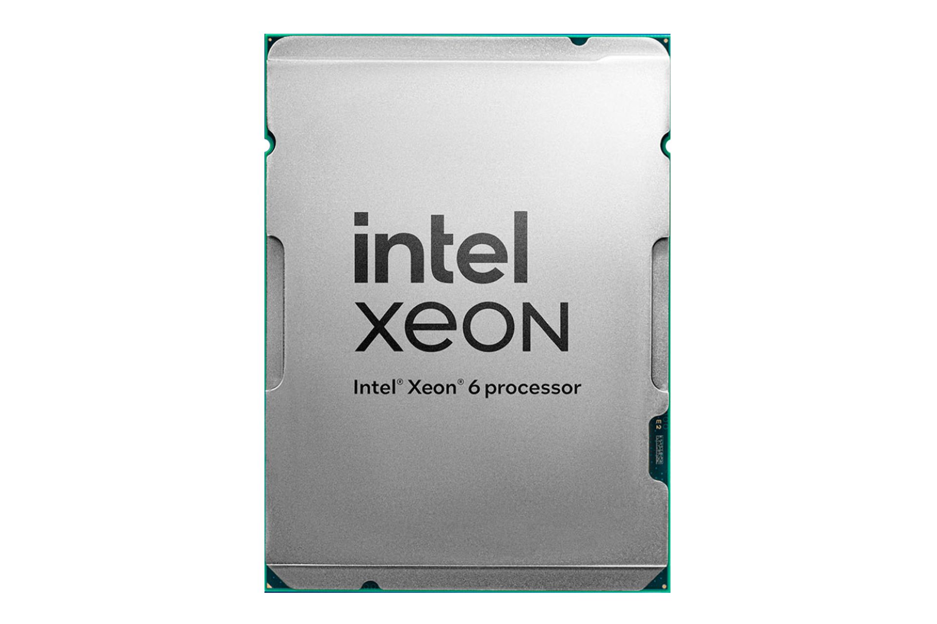 نمای چیپ پردازنده اینتل Xeon 6710E با نمایش لوگو و IHS