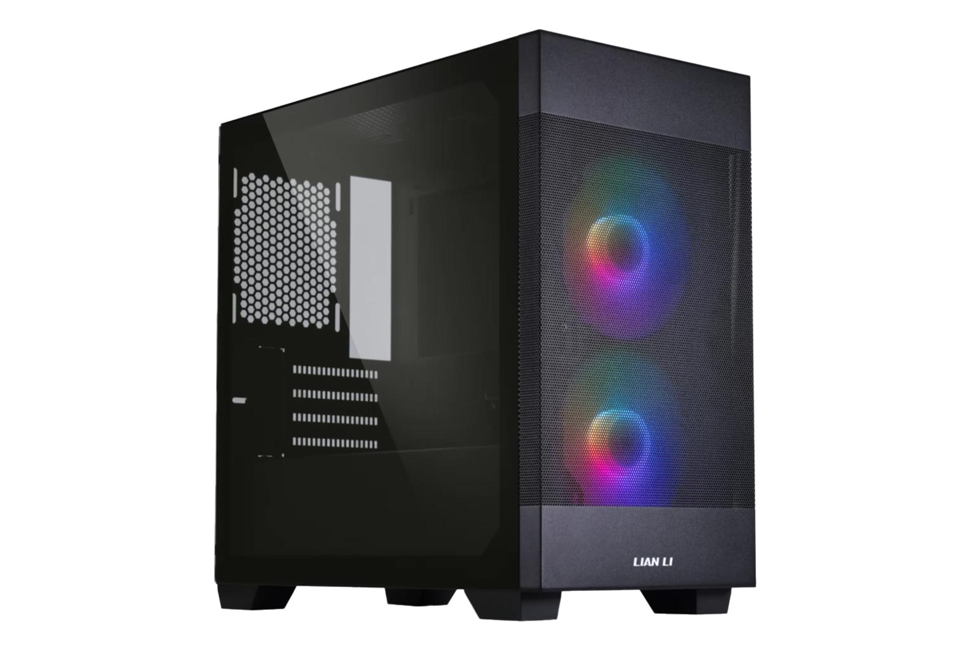 مرجع متخصصين ايران نماي جلو و سمت راست كيس ليان لي Lancool 205 Mini Mesh