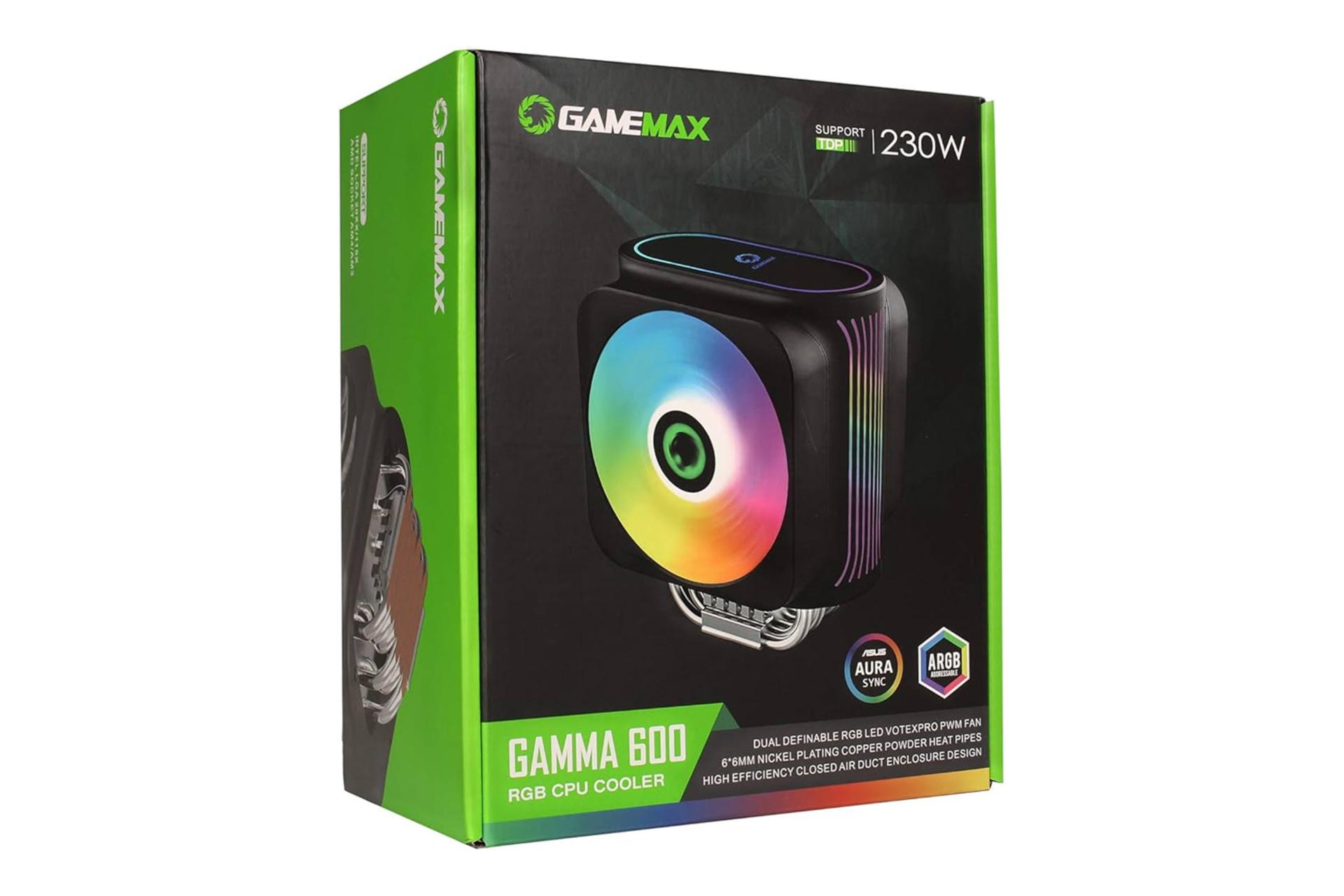 جعبه خنک کننده پردازنده گیم مکس Gamma 600