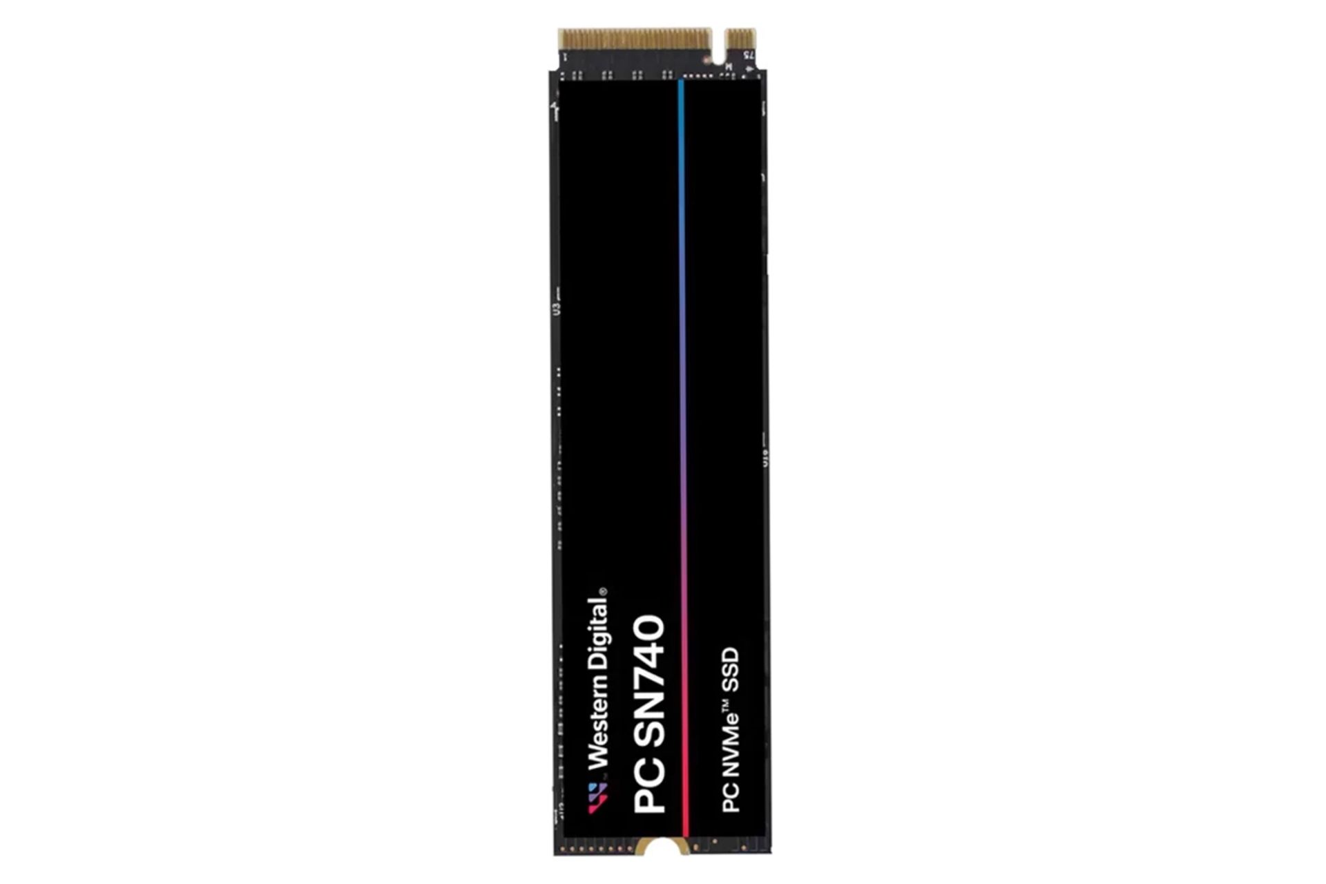 ابعاد و اندازه اس اس دی وسترن دیجیتال PC SN740 M.2 2280 ظرفیت 256 گیگابایت