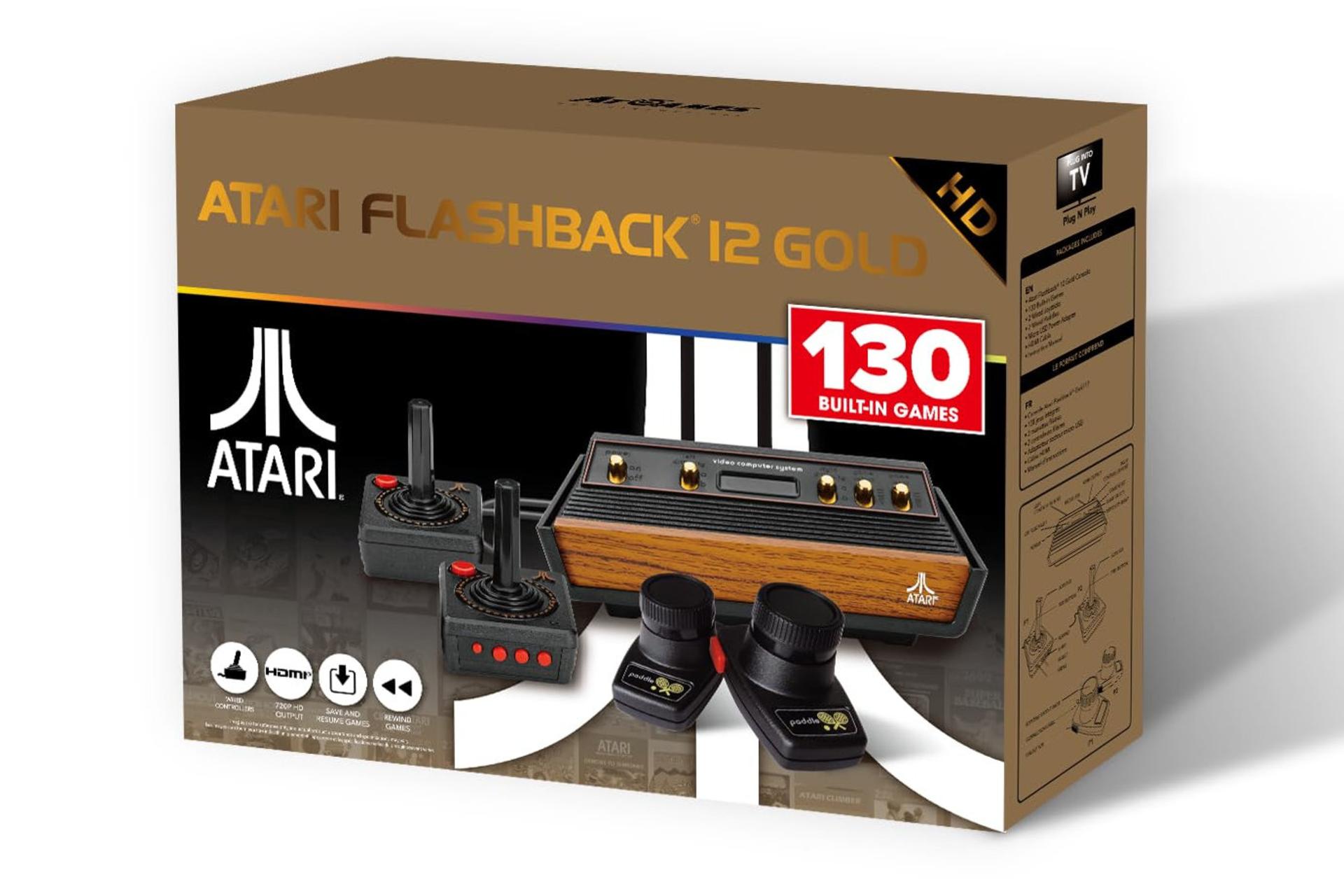 جعبه کنسول بازی آتاری Atari Flashback 12 Gold