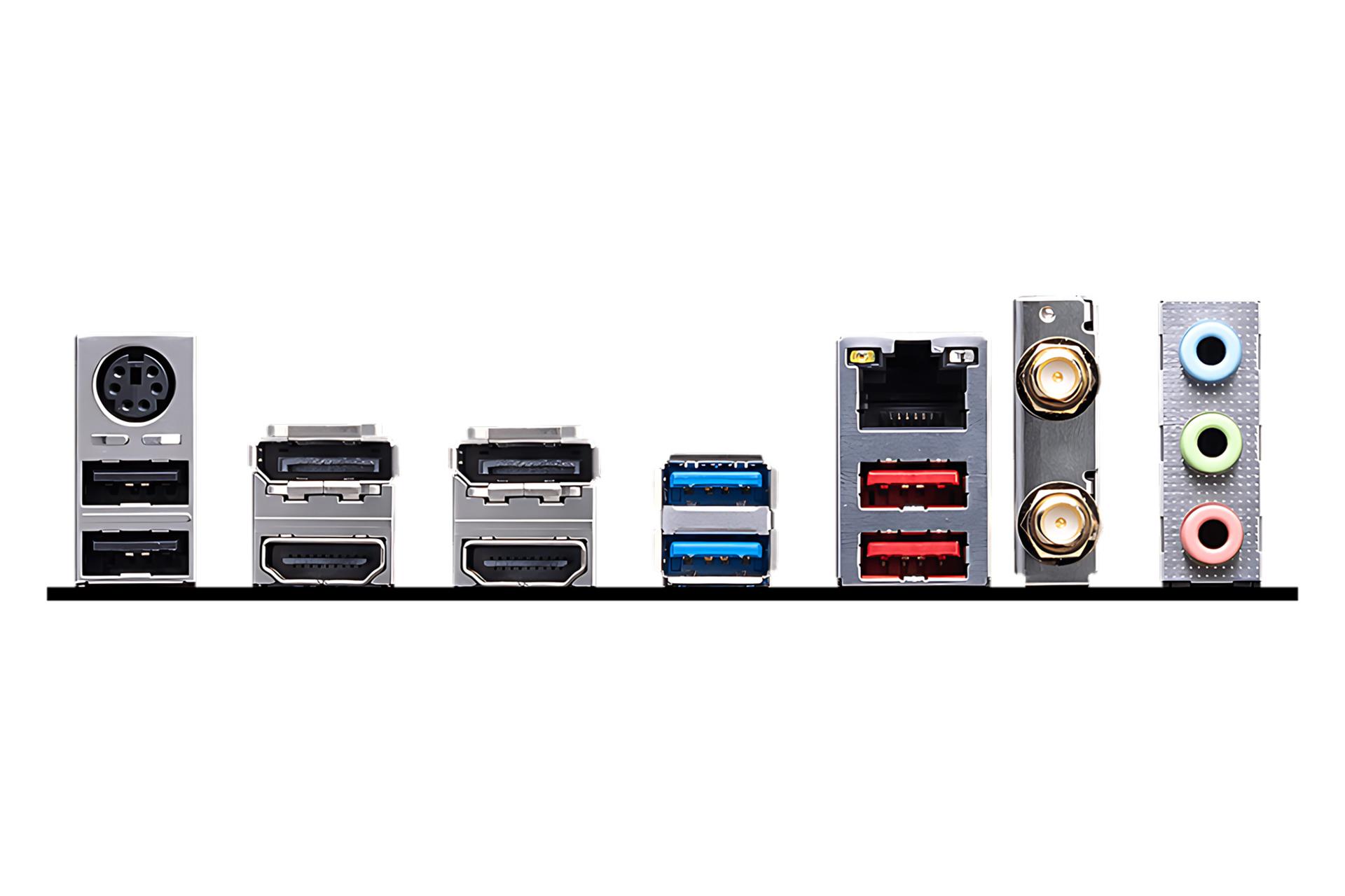 درگاه های مادربرد ام اس آی MSI B760M GAMING PLUS WIFI