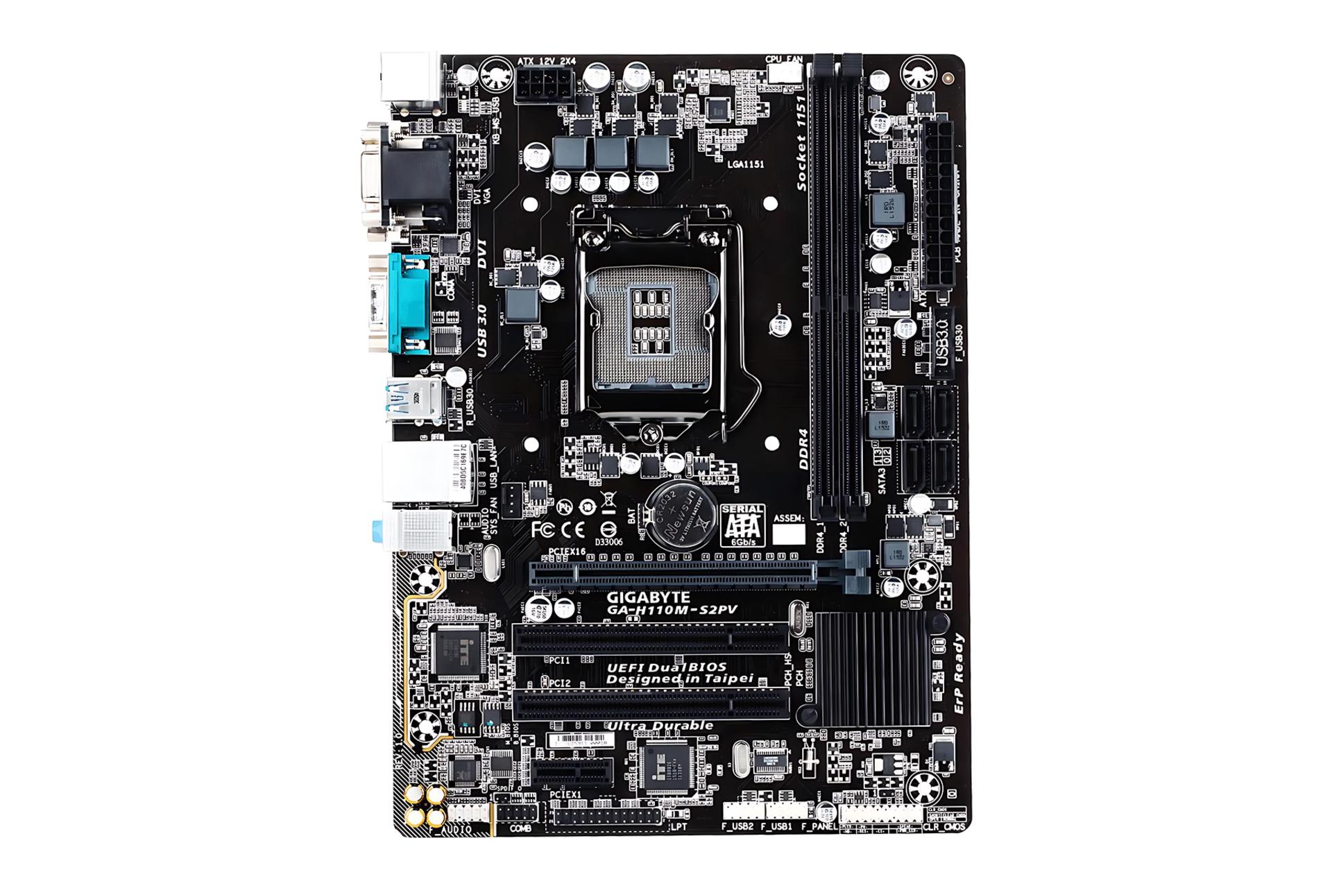 مادربرد گیگابایت GIGABYTE GA-H110M-S2PV (rev. 1.0)