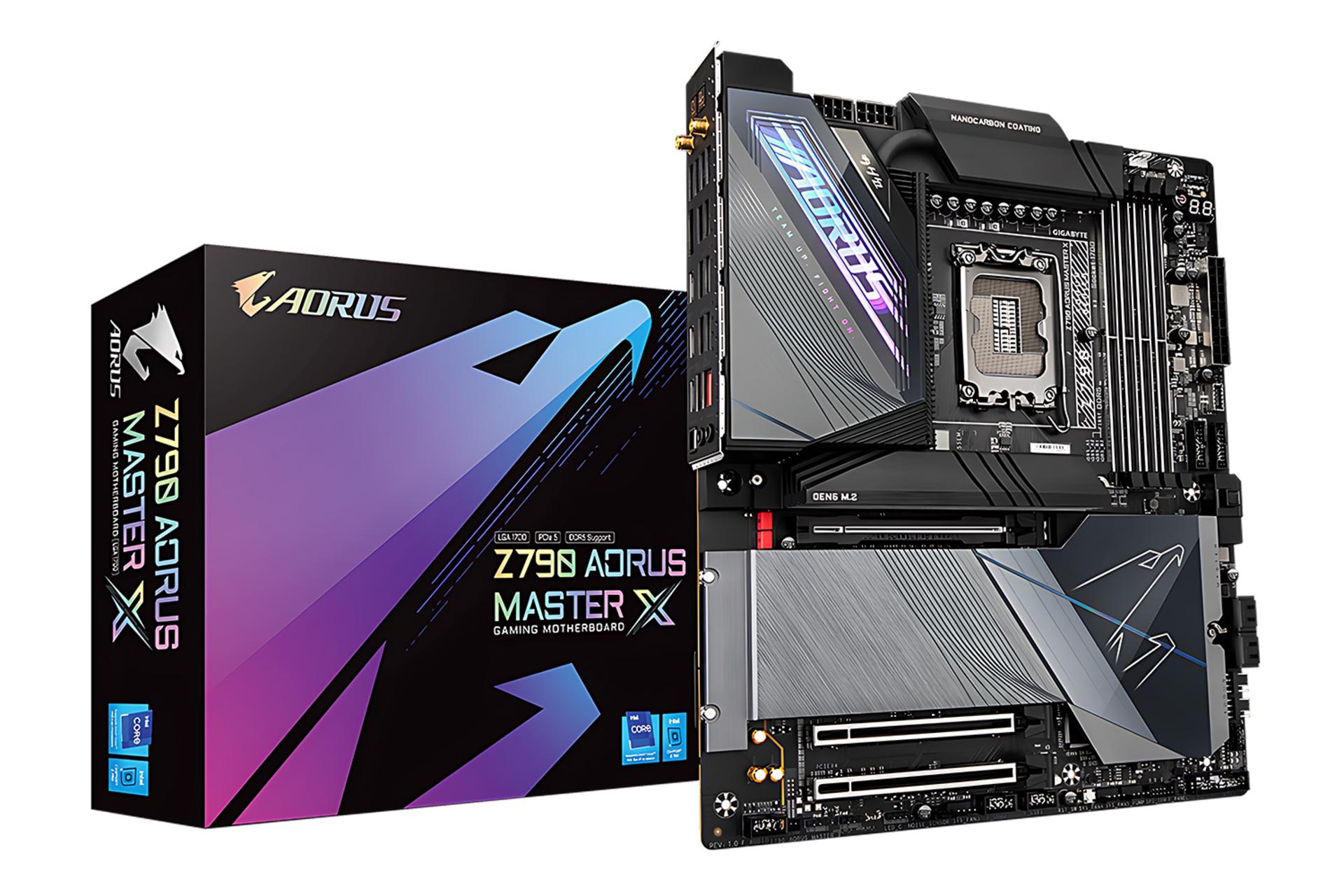 مادربرد گیگابایت GIGABYTE Z790 AORUS MASTER X به همراه جعبه