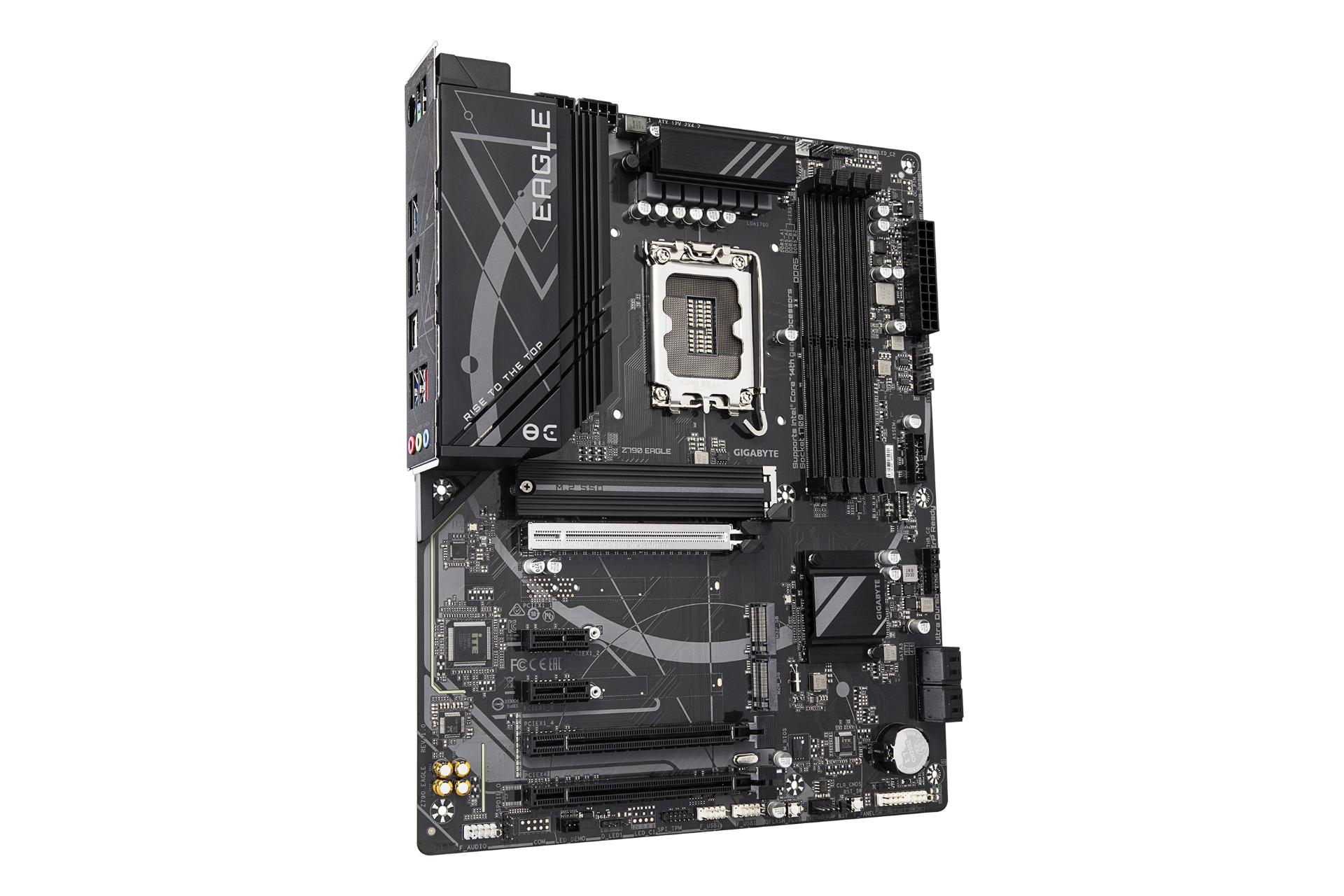 نمای کناری مادربرد گیگابایت GIGABYTE Z790 EAGLE (rev. 1.0)