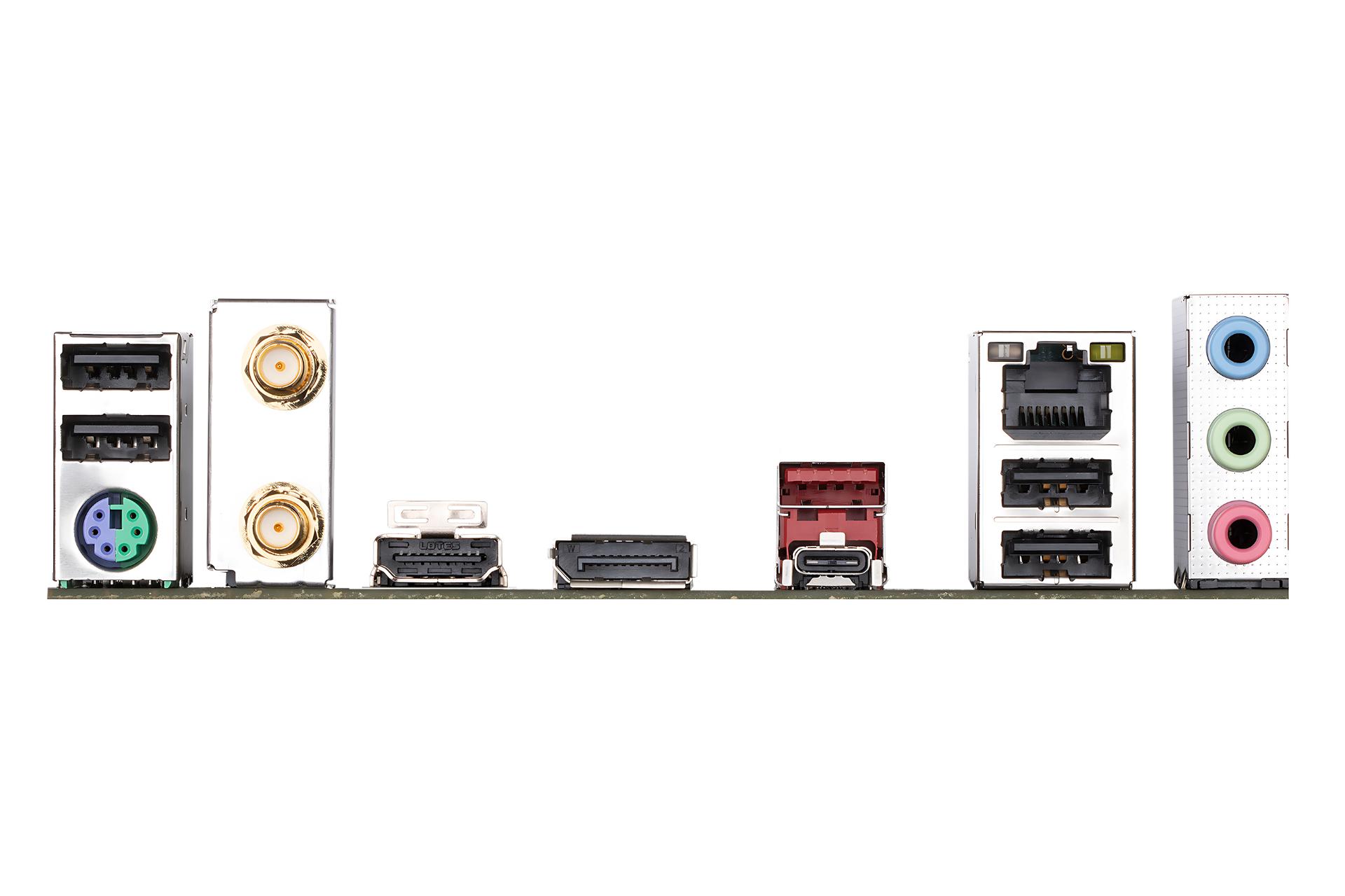 درگاه های مادربرد گیگابایت GIGABYTE B760 DS3H AC (rev. 1.0/1.1)