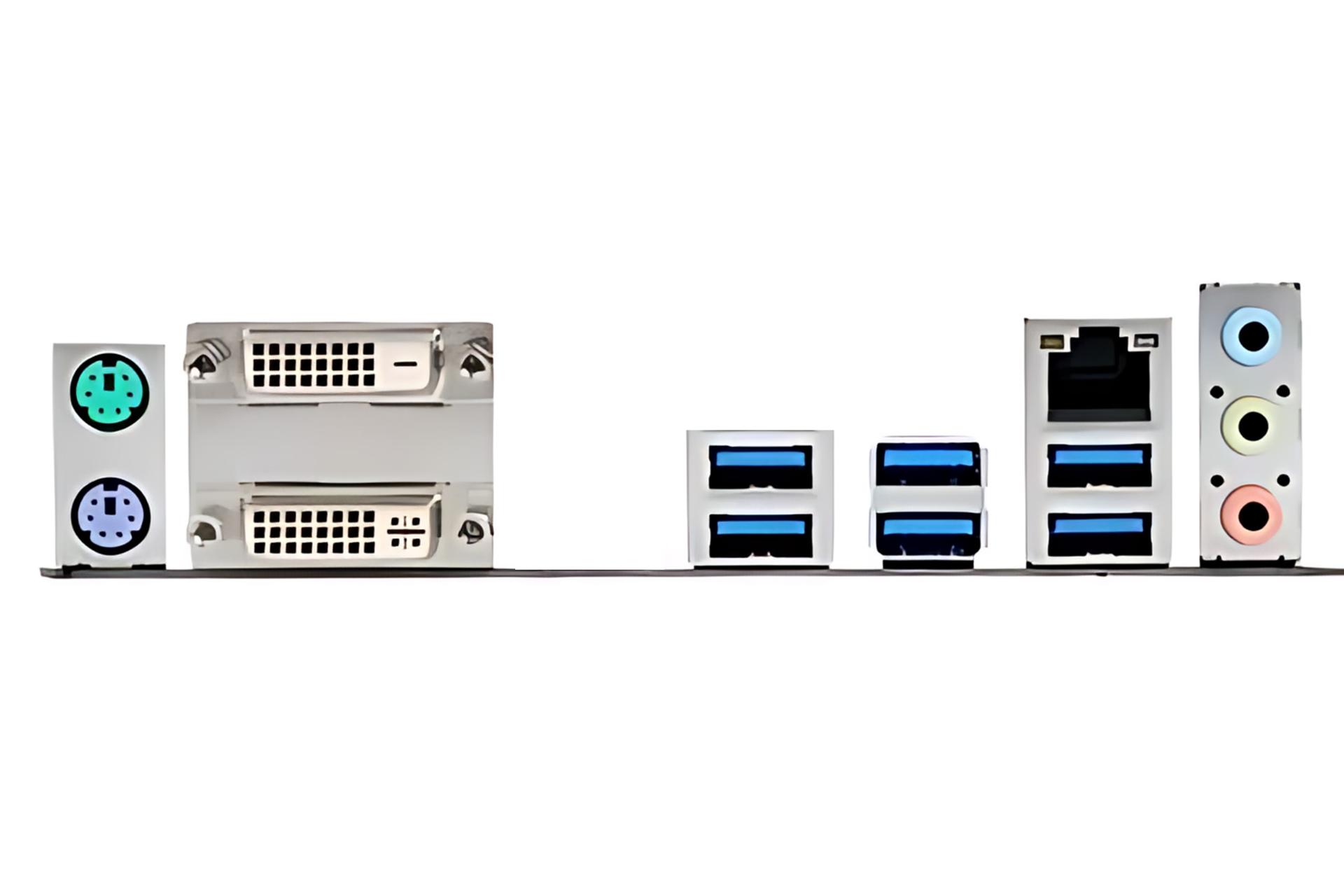 درگاه های مادربرد ایسوس ASUS Q170M2/CDM/SI R2.0