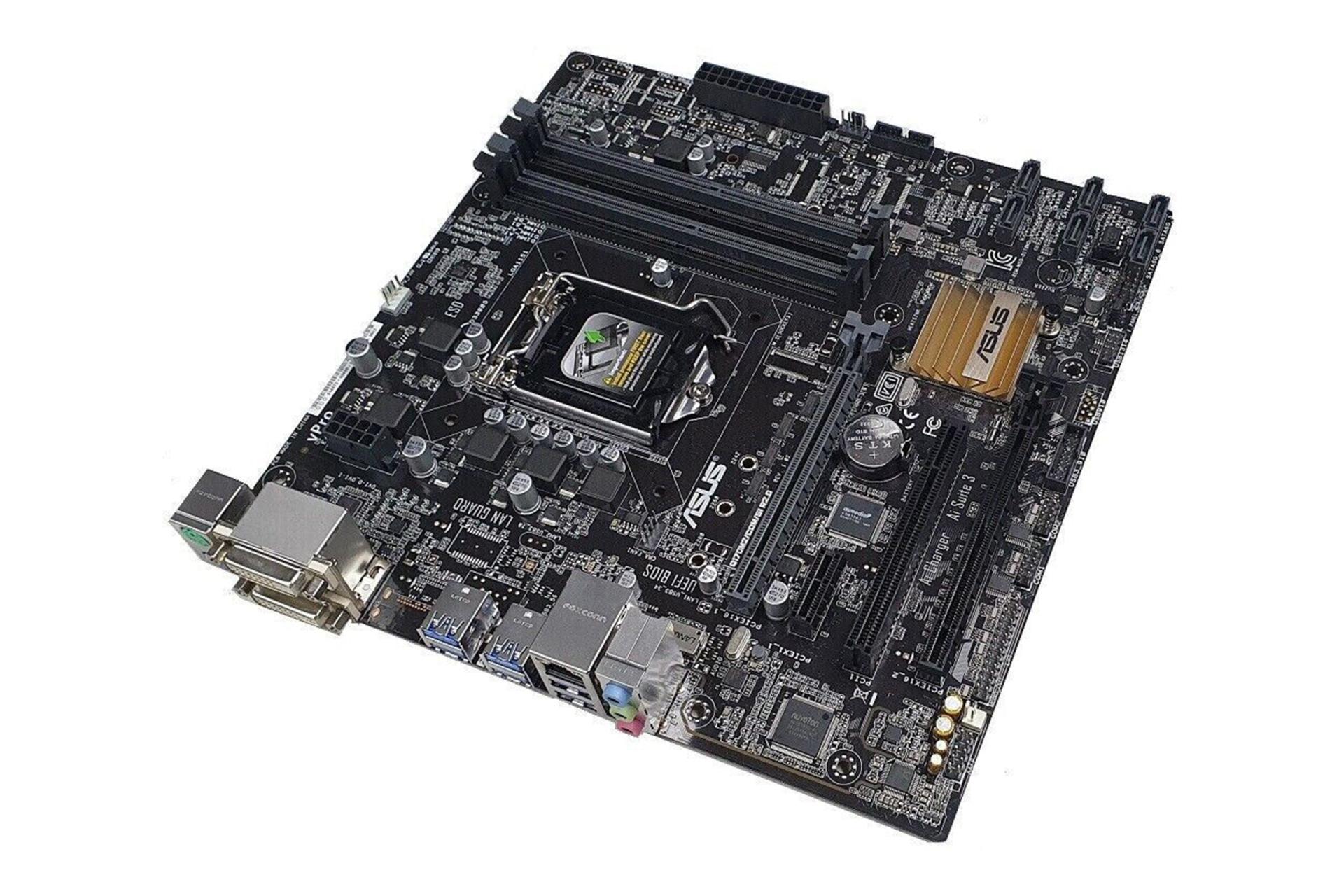 نمای کناری مادربرد ایسوس ASUS Q170M2/CDM/SI R2.0