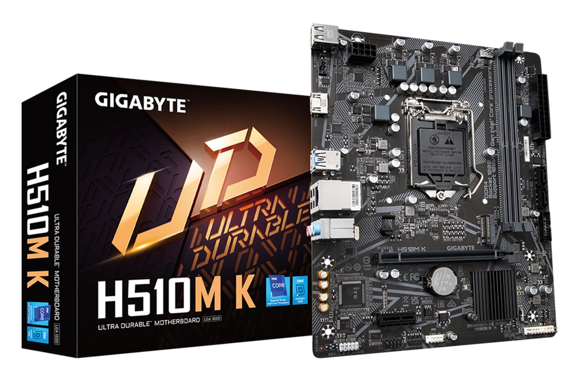 مادربرد گیگابایت GIGABYTE H510M K (rev. 1.0) به همراه جعبه