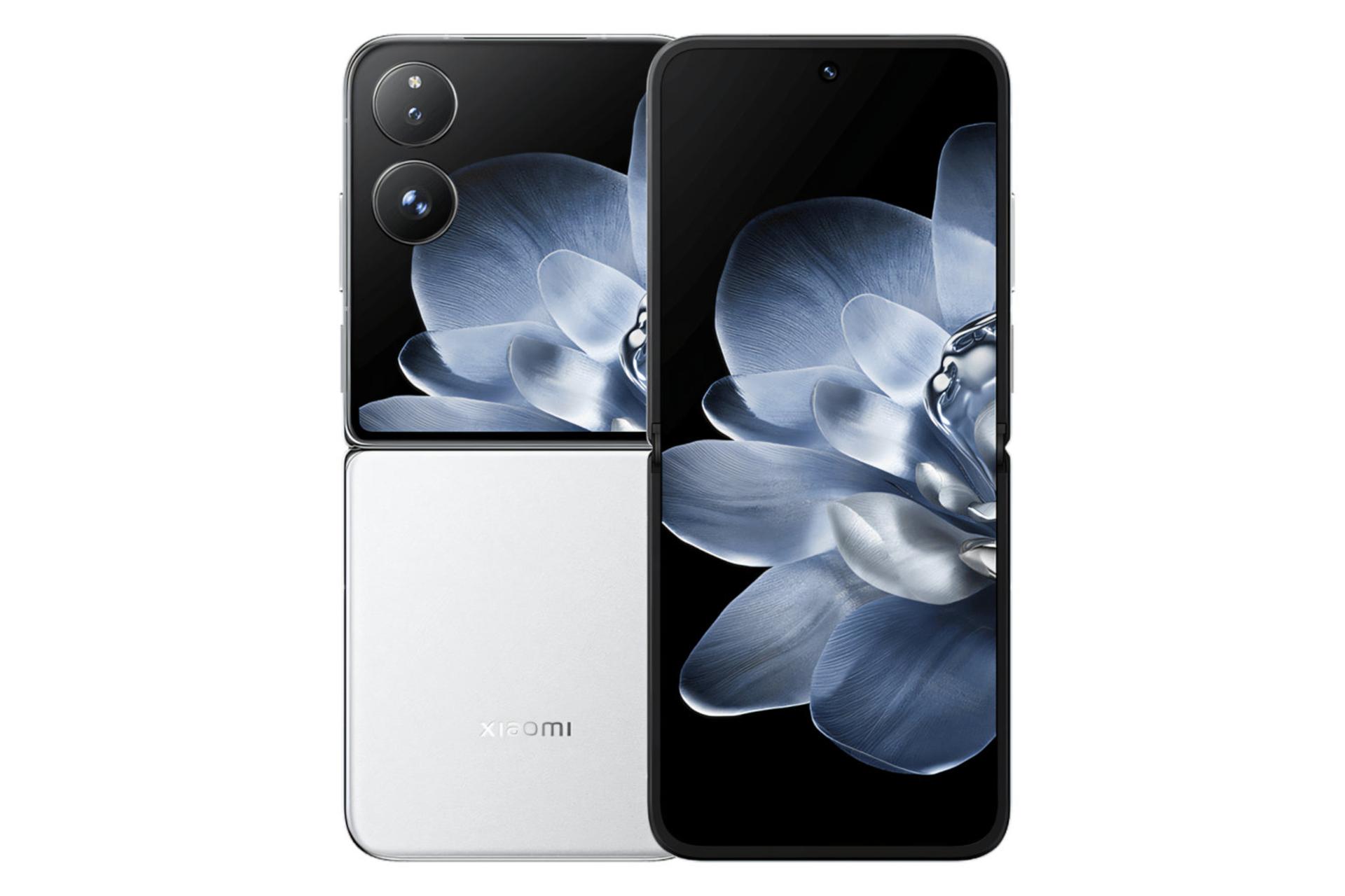 پنل جلو و پشت گوشی موبایل میکس فلیپ شیائومی سفید / Xiaomi Mix Flip