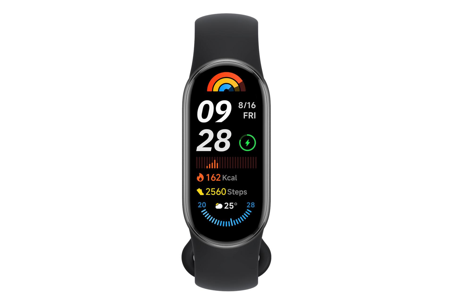 مرجع متخصصين ايران ساعت هوشمند اسمارت بند 9 شيائومي مشكي / Xiaomi Smart Band 9