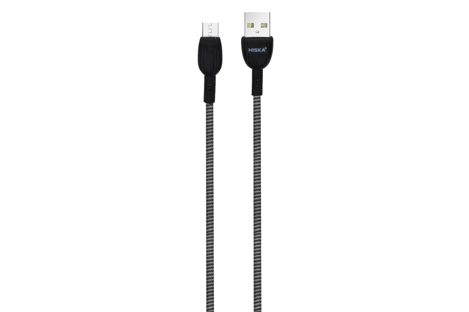 کابل شارژ USB هیسکا Type-A به Micro-USB مدل LX-842 با طول 1 متر