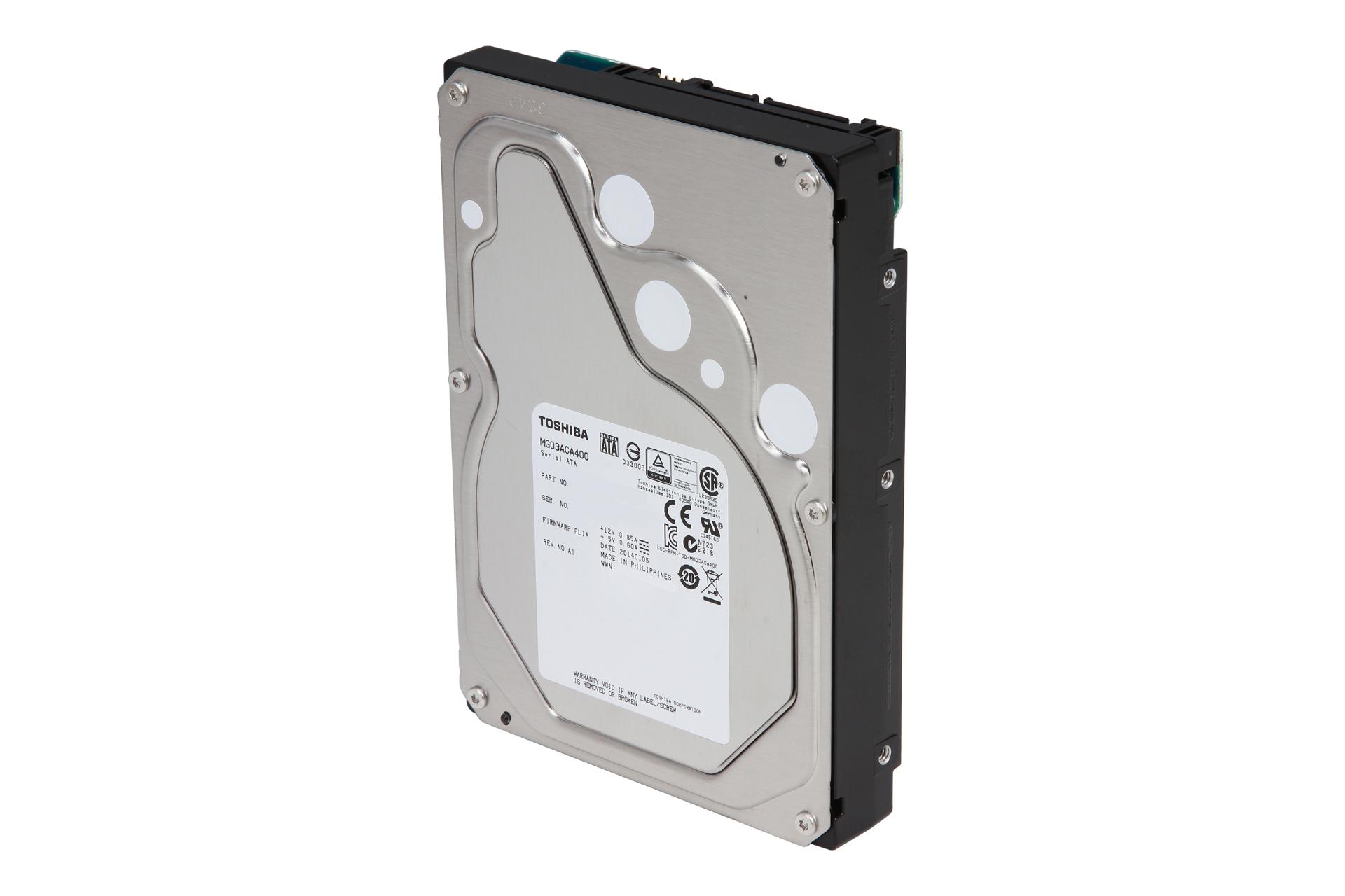 نمای کناری هارد دیسک توشیبا Toshiba MG03ACA400 3.5 Inch 4TB