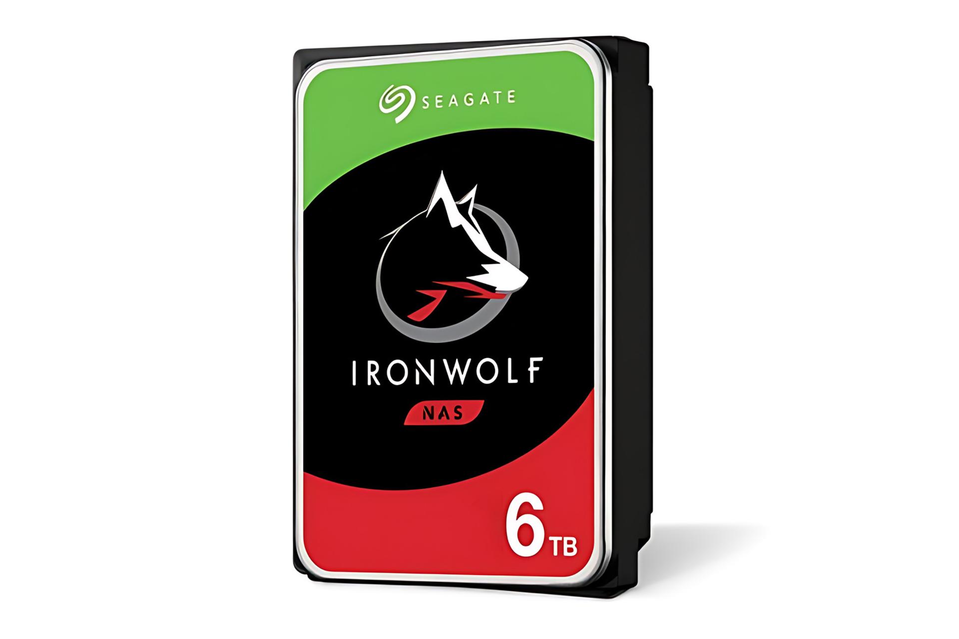 نمای کناری هارد دیسک سیگیت Seagate IronWolf ST6000VN001 3.5 Inch 6TB