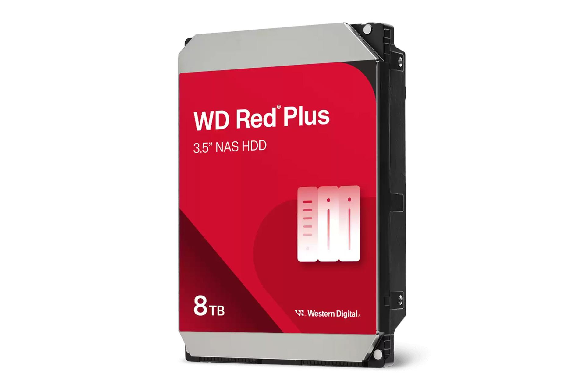 هارد دیسک وسترن دیجیتال Western Digital Red Plus NAS WD80EFZZ 3.5 Inch 8TB