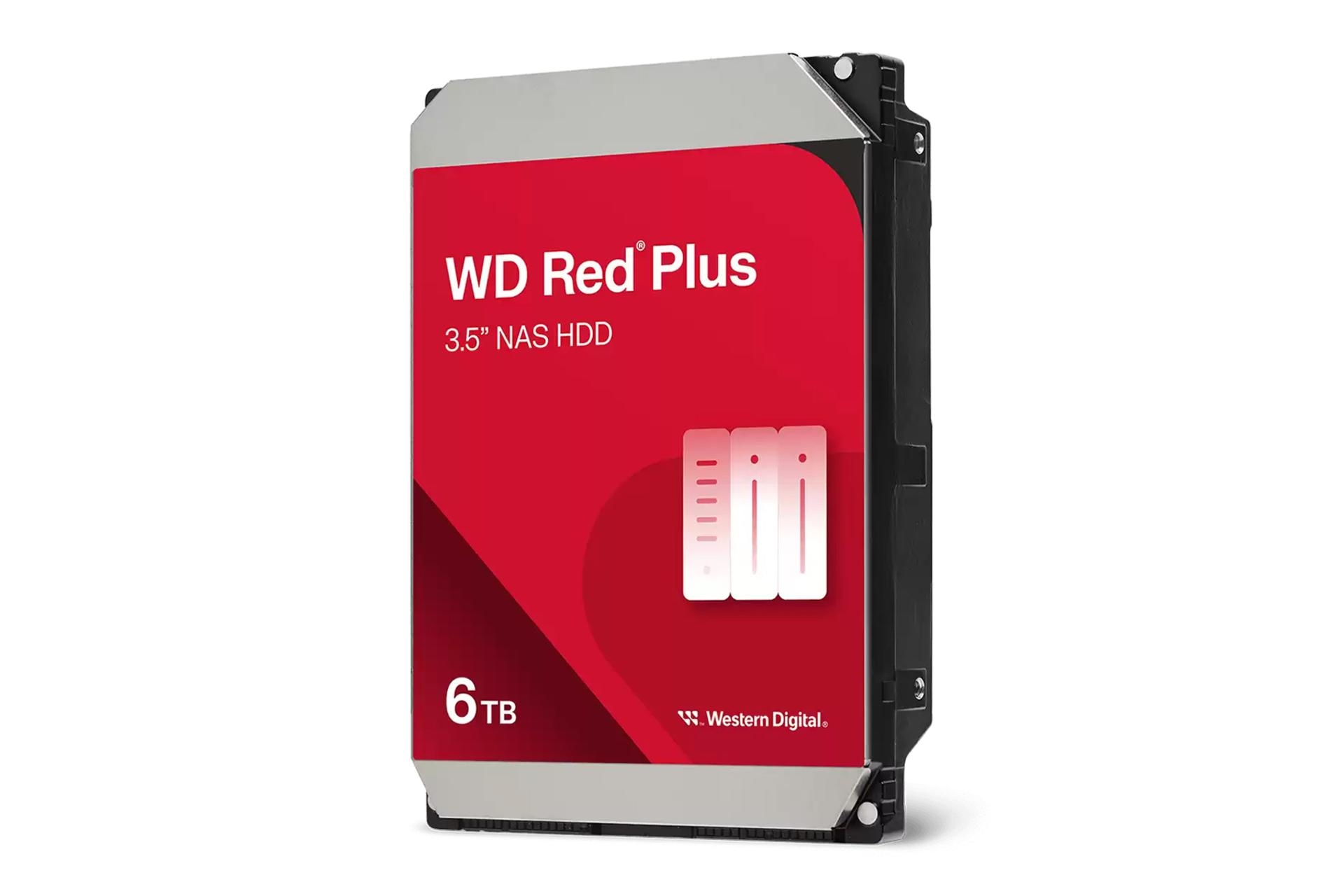 هارد دیسک وسترن دیجیتال Western Digital Red Plus NAS WD60EFPX 3.5 Inch 6TB