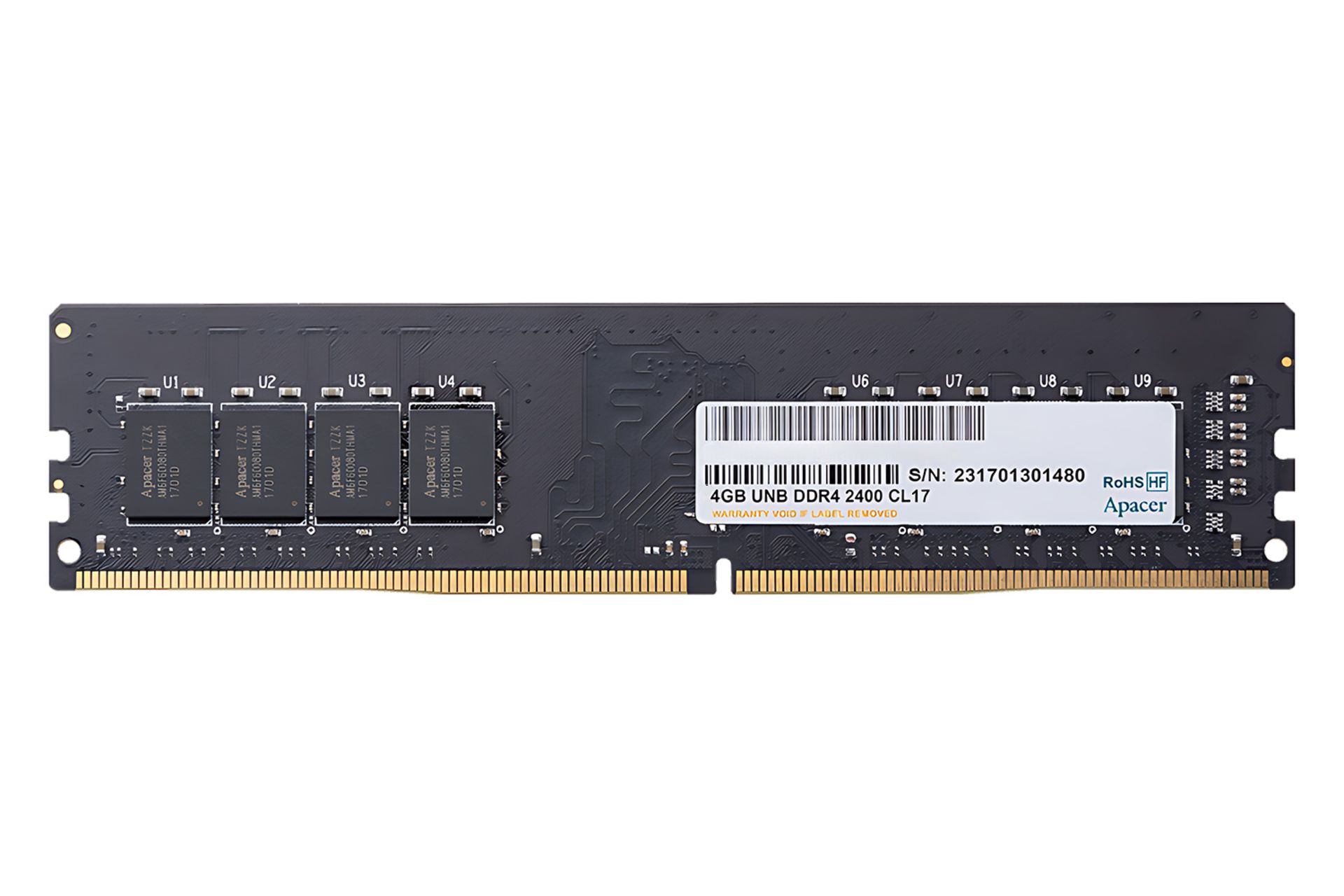 رم اپیسر Apacer Desktop 4GB DDR4-2400 CL17