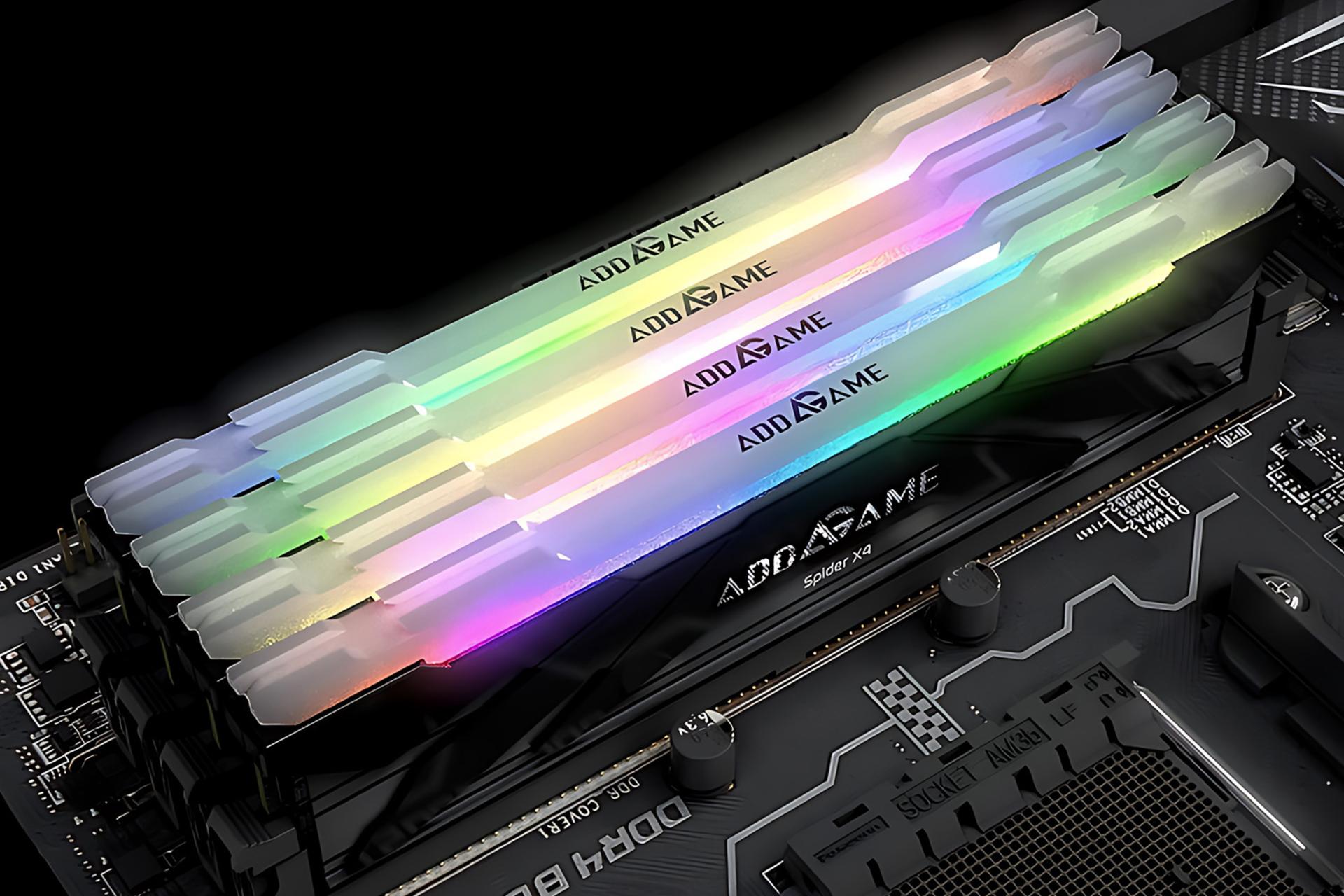 نورپردازی رم ادلینک addlink Spider X4 8GB DDR4-3200 CL16