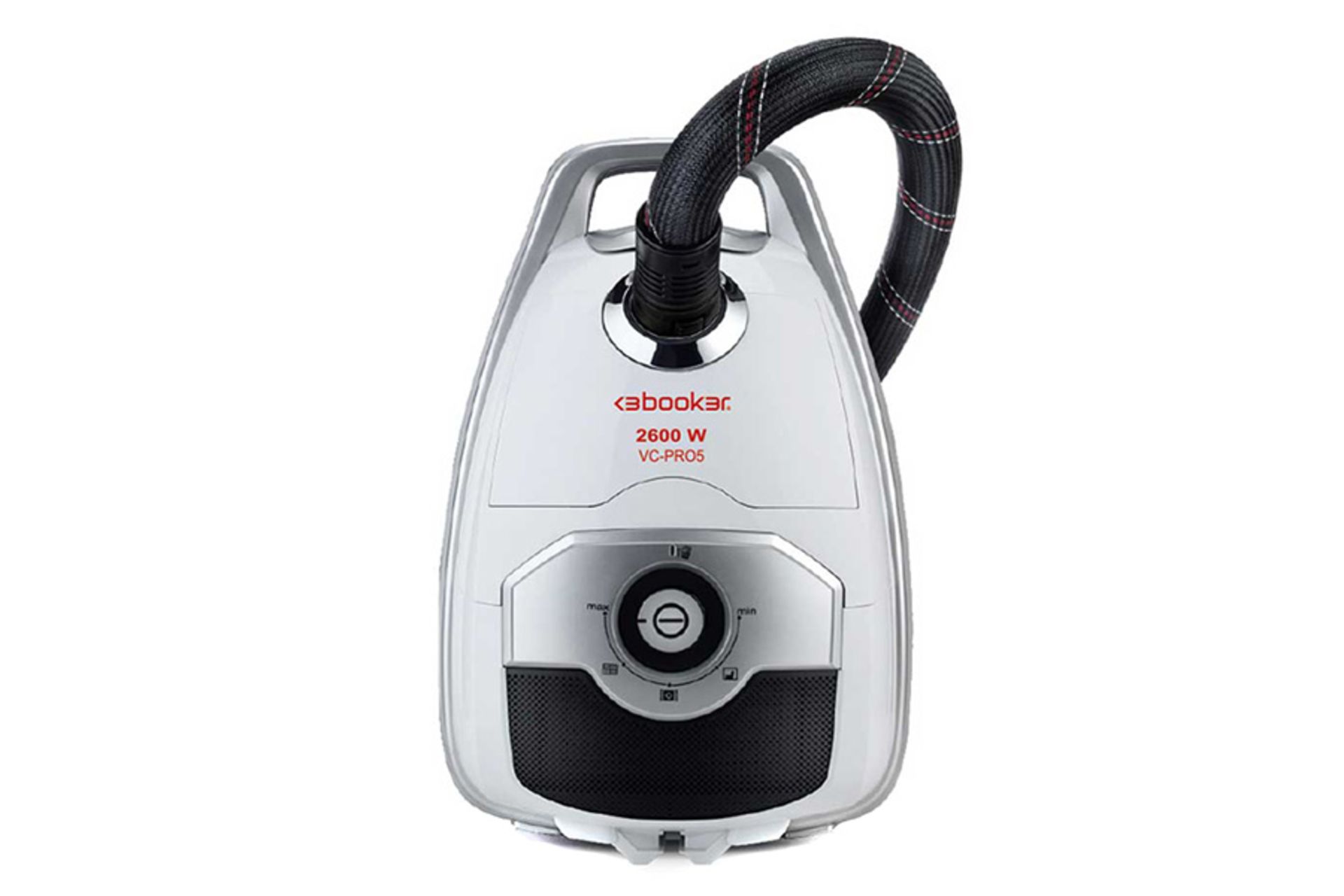 نمای جلوی جاروبرقی بوکر VC-PRO5 رنگ سفید