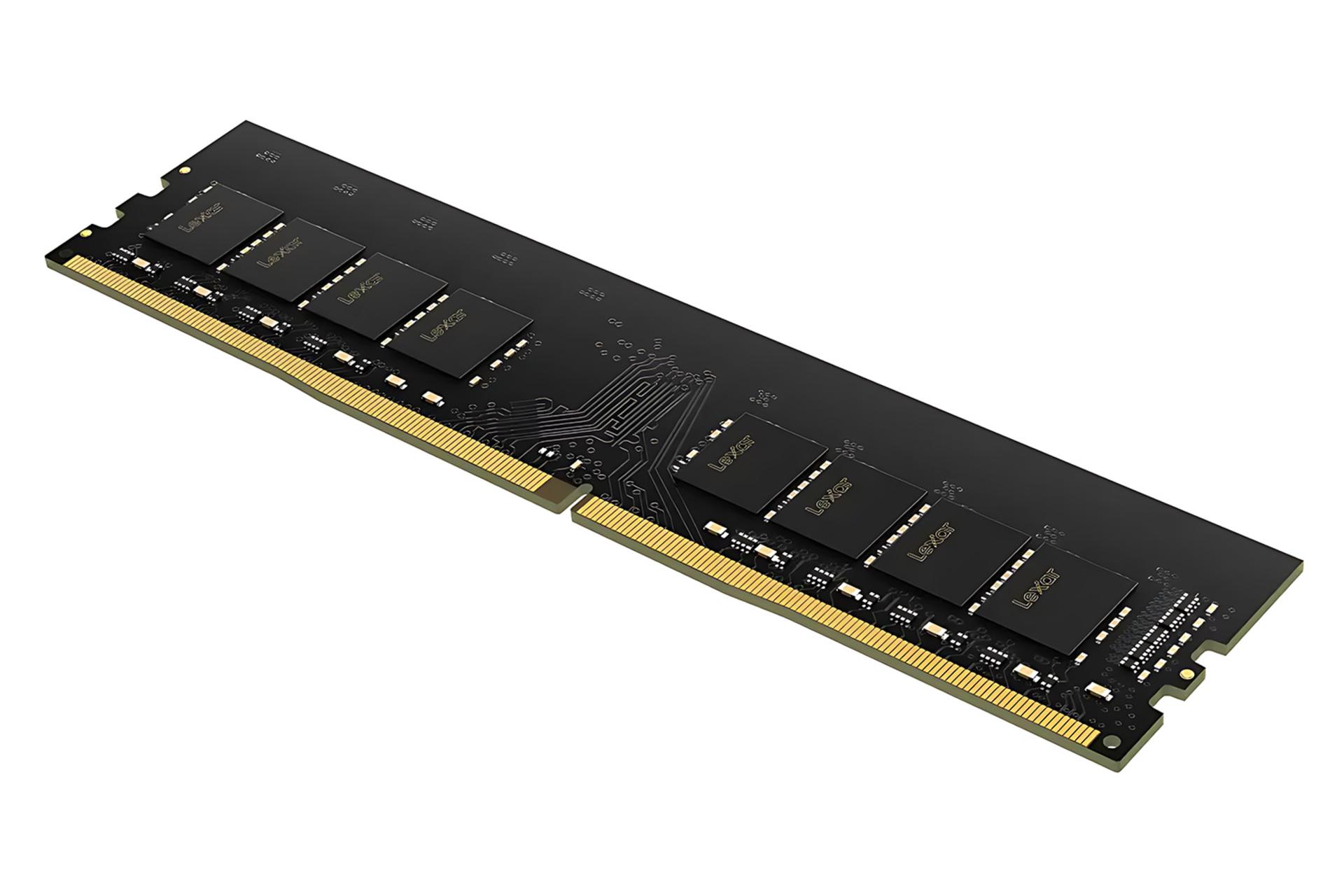 نمای کناری رم لکسار Lexar UDIMM Desktop 32GB DDR4-3200 CL22