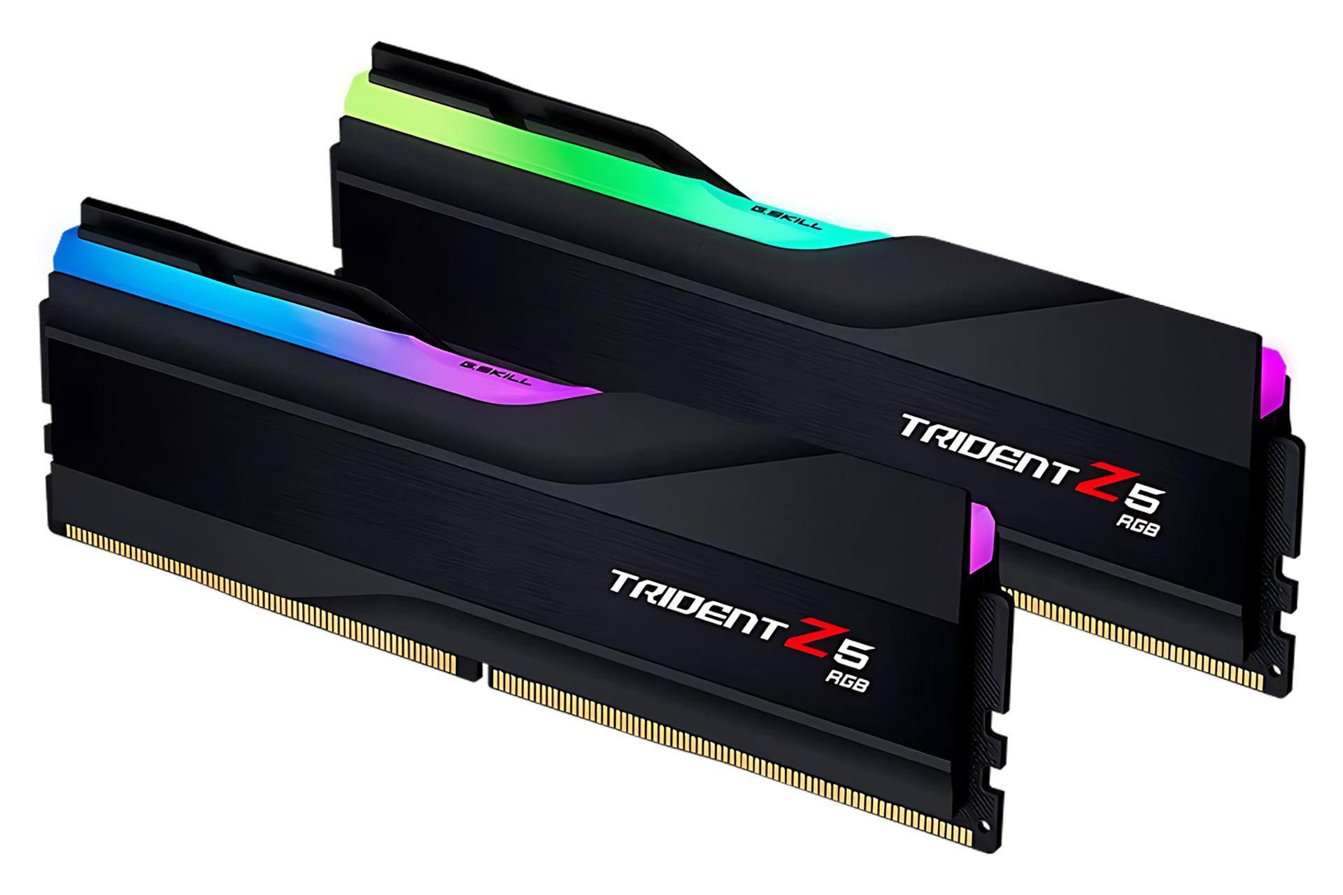 نمای کناری رم جی اسکیل G.Skill Trident Z5 RGB 64GB (2x32) DDR5-5600 CL28