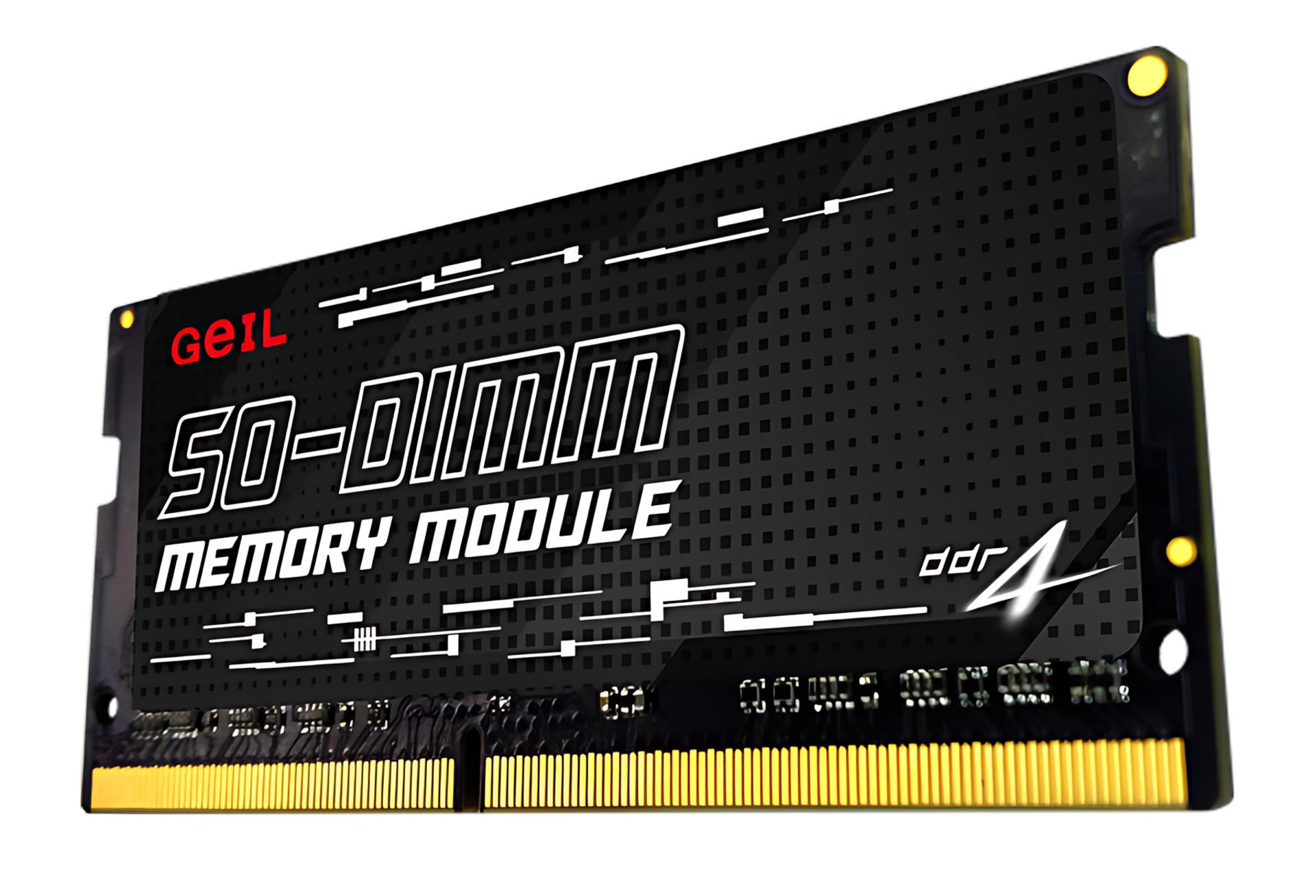 نمای کناری رم گیل GEIL SO-DIMM 4GB DDR4-3200 CL22