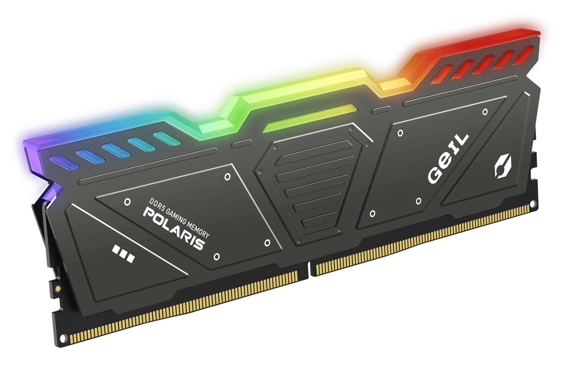 نمای کناری رم گیل GEIL POLARIS RGB 16GB DDR5-5200 CL34