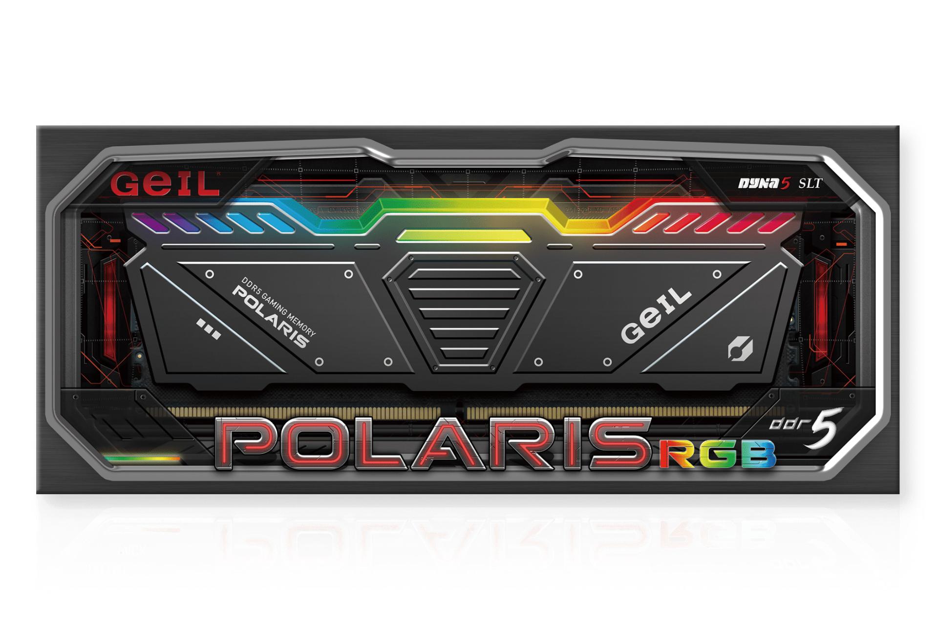 جعبه رم گیل GEIL POLARIS RGB 16GB DDR5-5200 CL34