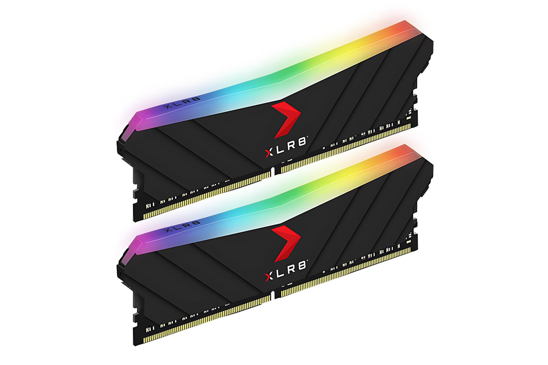 نمای کناری رم پی ان وای PNY XLR8 Gaming EPIC-X RGB 16GB (2x8) DDR4-3600 CL18