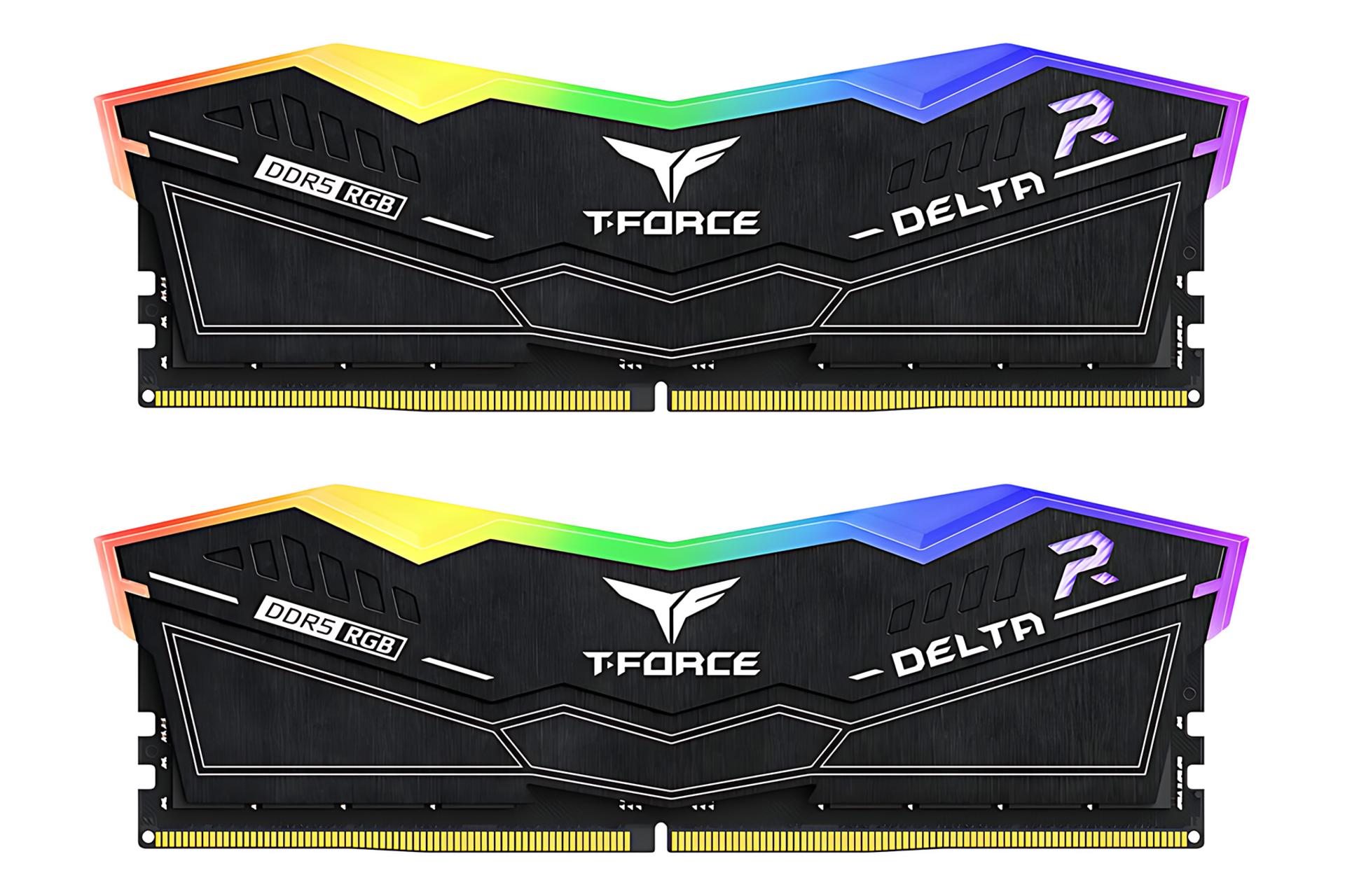 رم تیم گروپ TEAMGROUP T-FORCE DELTA RGB 32GB (2x16) DDR5-5600 CL40