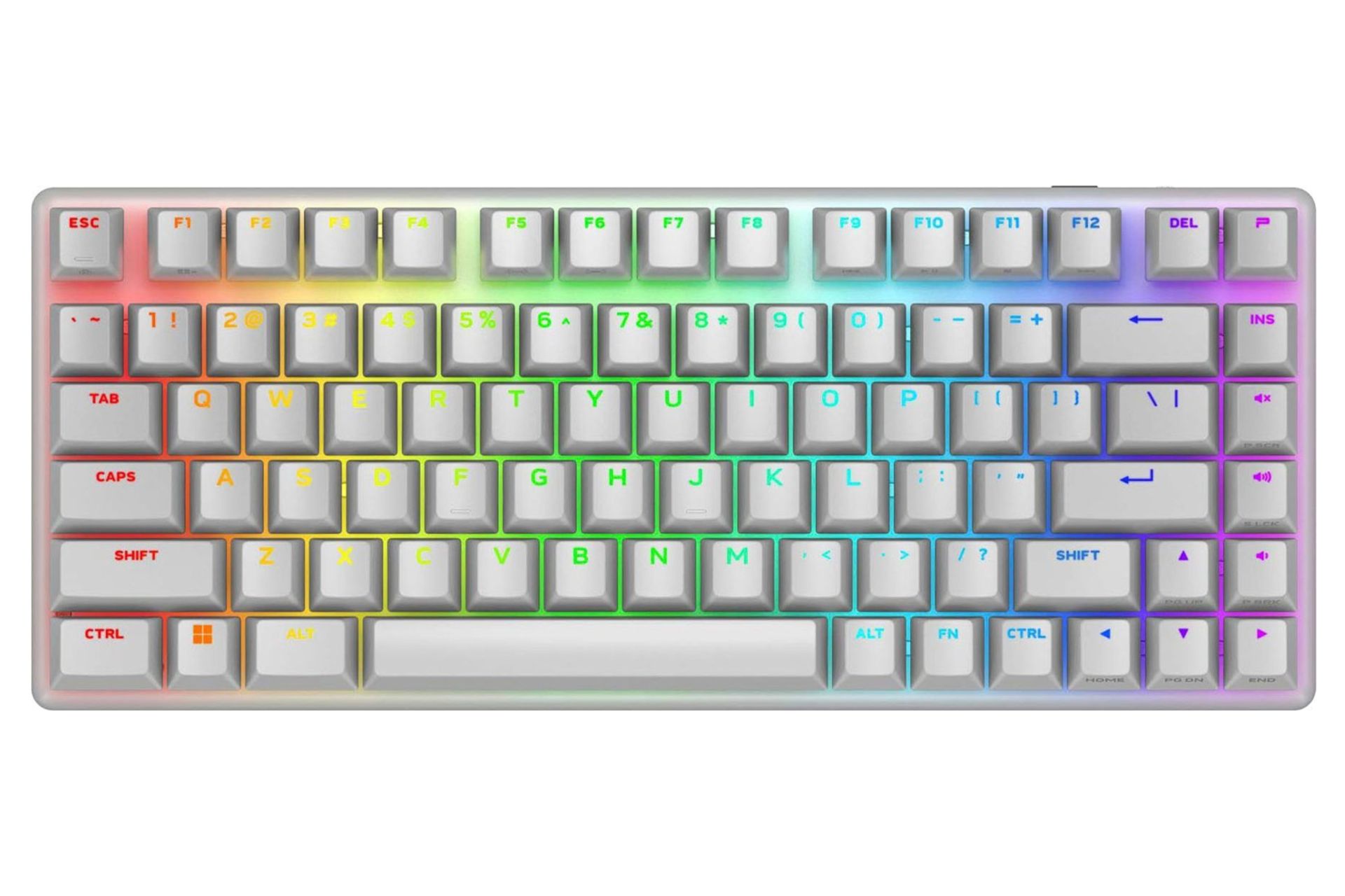 نمای بالا و دکمه های کیبورد دل Alienware Pro Wireless