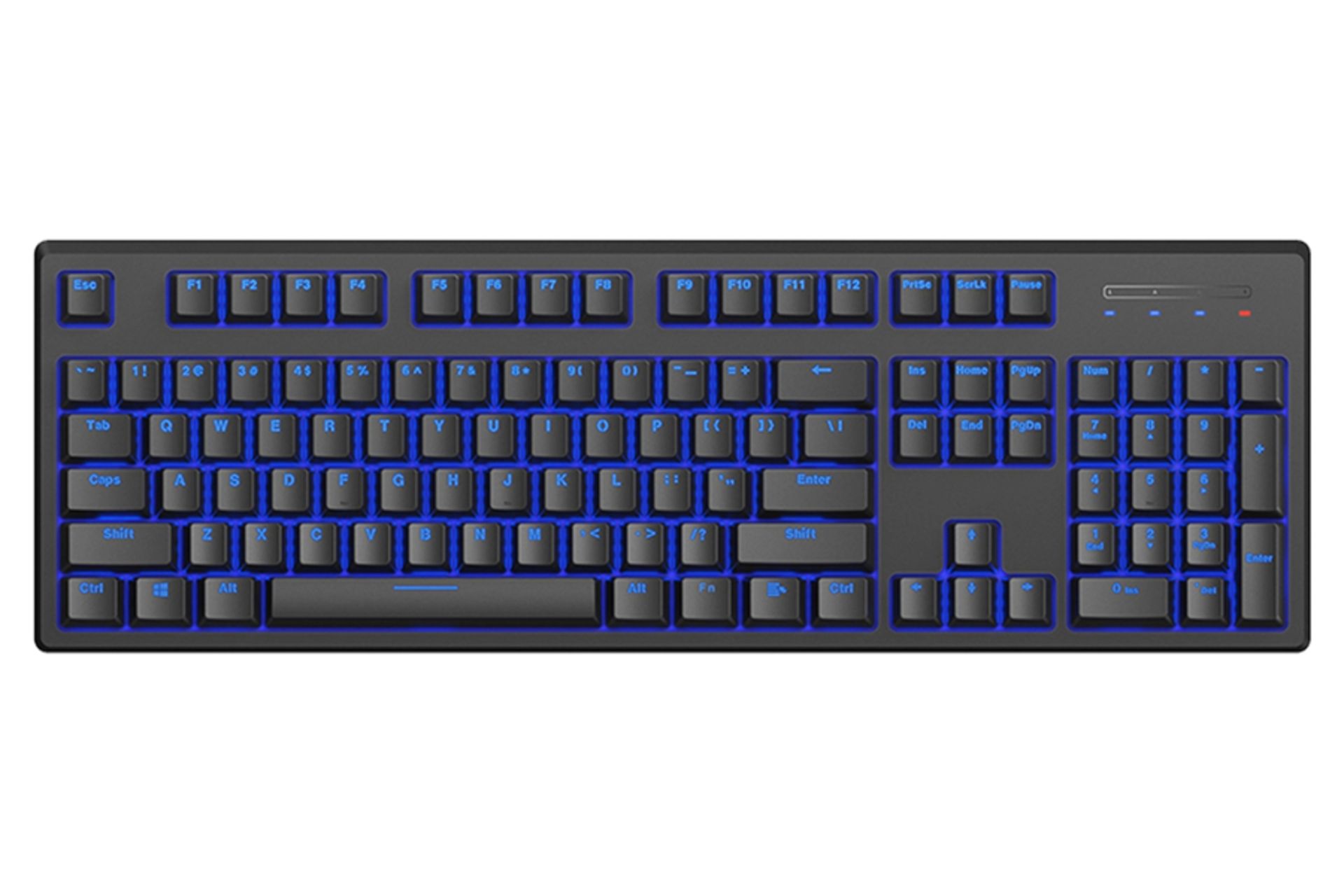 نمای بالا و دکمه های کیبورد رپو V708