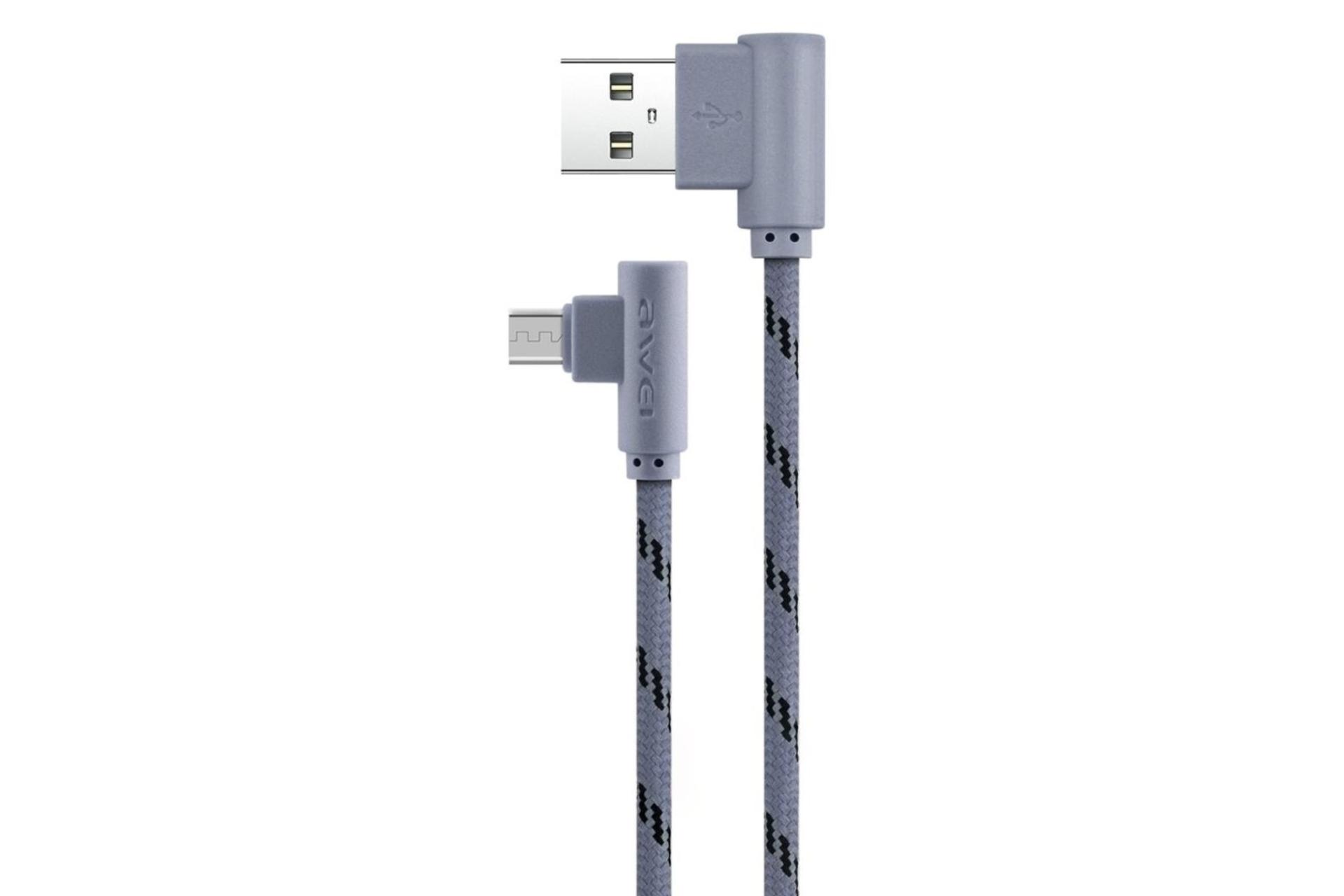 کابل شارژ USB آوی Type-A به Micro-USB مدل CL-90 با طول 1 متر